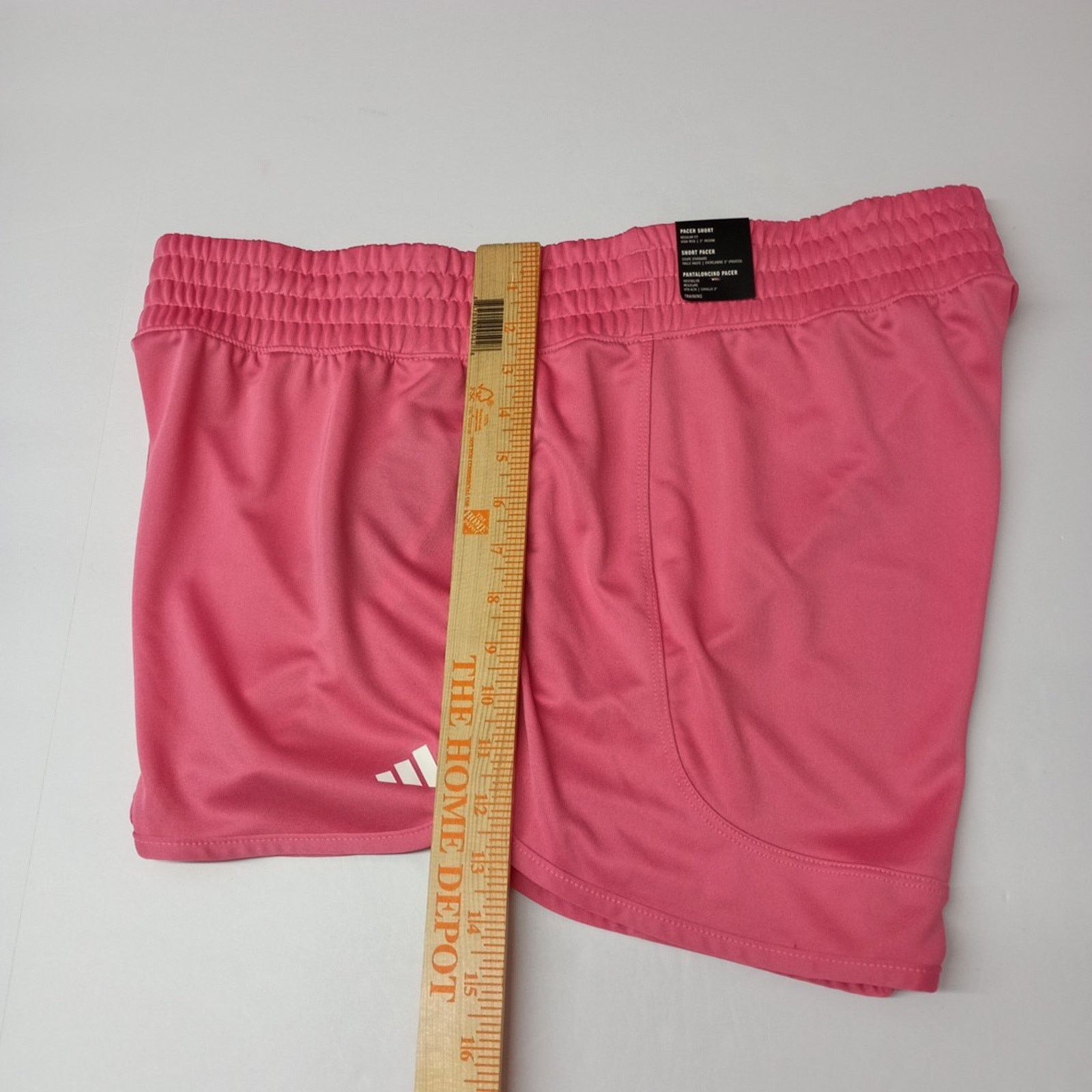 Adidas Adidas High Shorts Women's Size 1X Pink 3" Inseam Pull On Size 36" / US 14 / IT 50 - 7 Thumbnail