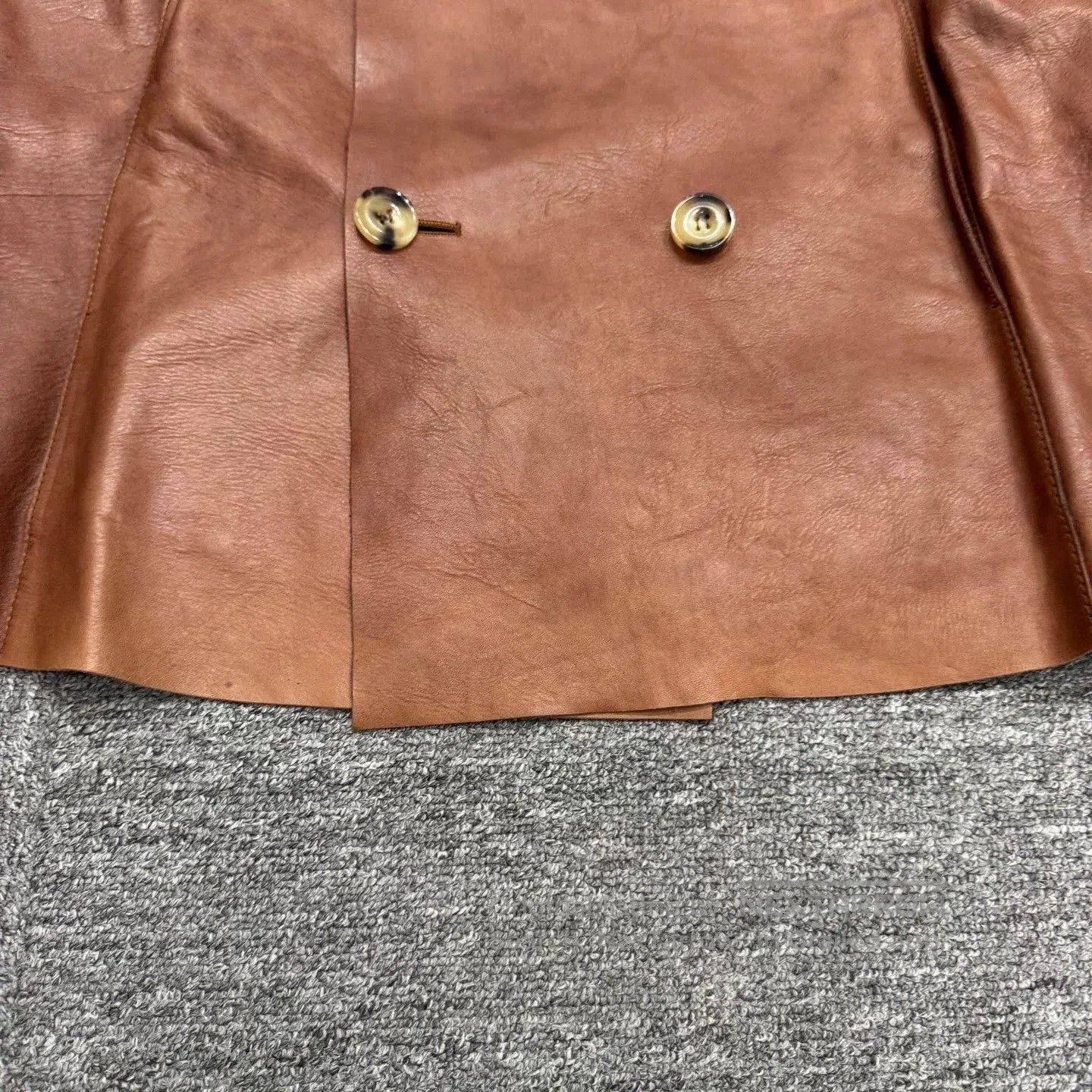 Giorgio Armani Giorgio Armani Leather Trench Coat Size 50. Size US L / EU 52-54 / 3 - 7 Thumbnail