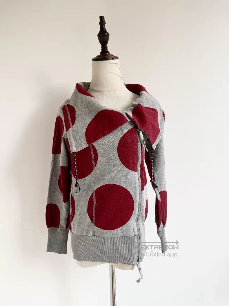 Vivienne Westwood Vivienne Westwood Grayish red pieced large polka dot jacke Size S / US 4 / IT 40 - 3 Thumbnail