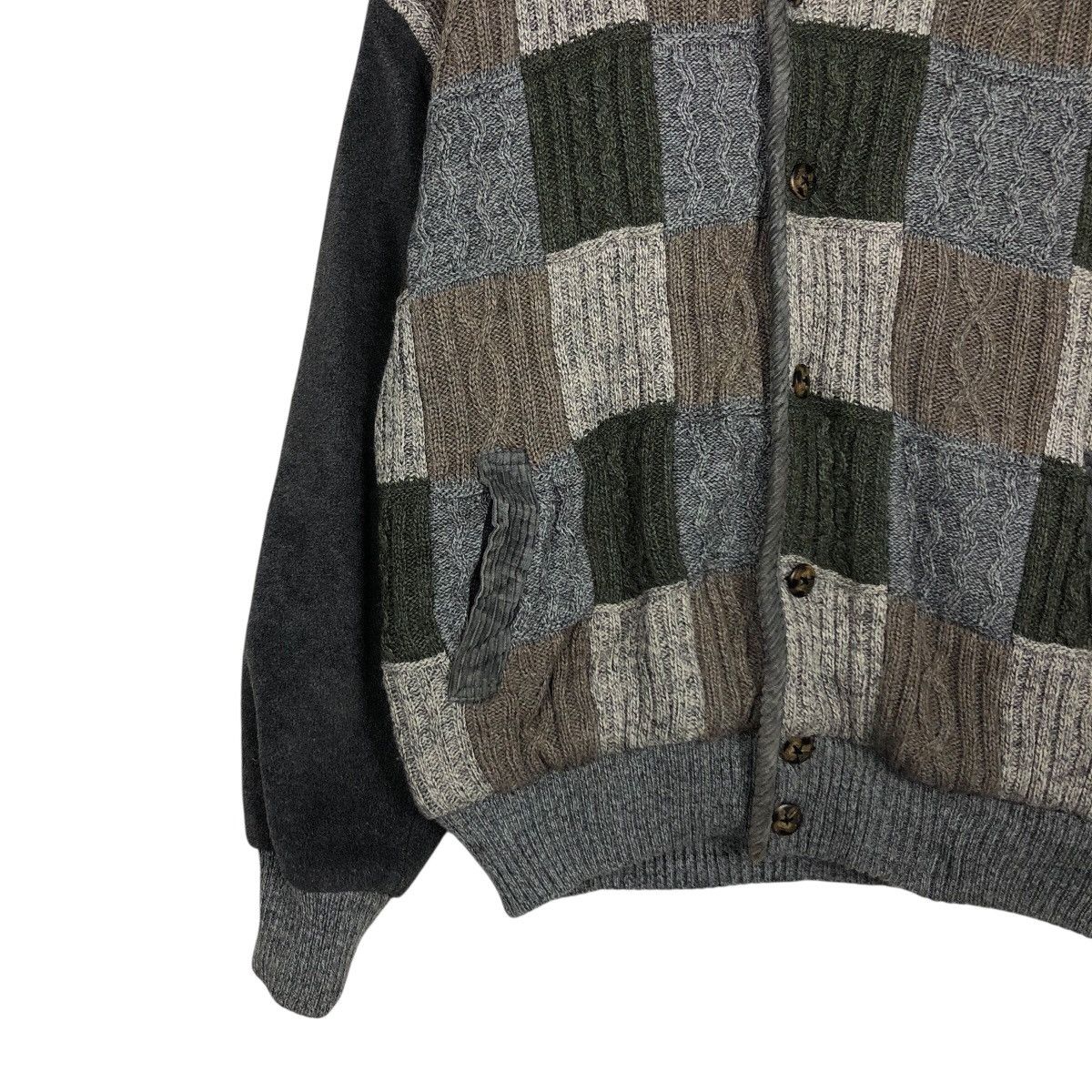 Japanese Brand 📌Bomber Jacket Knit Double Collar Arnold Bassini Navajo Size US M / EU 48-50 / 2 - 5 Thumbnail