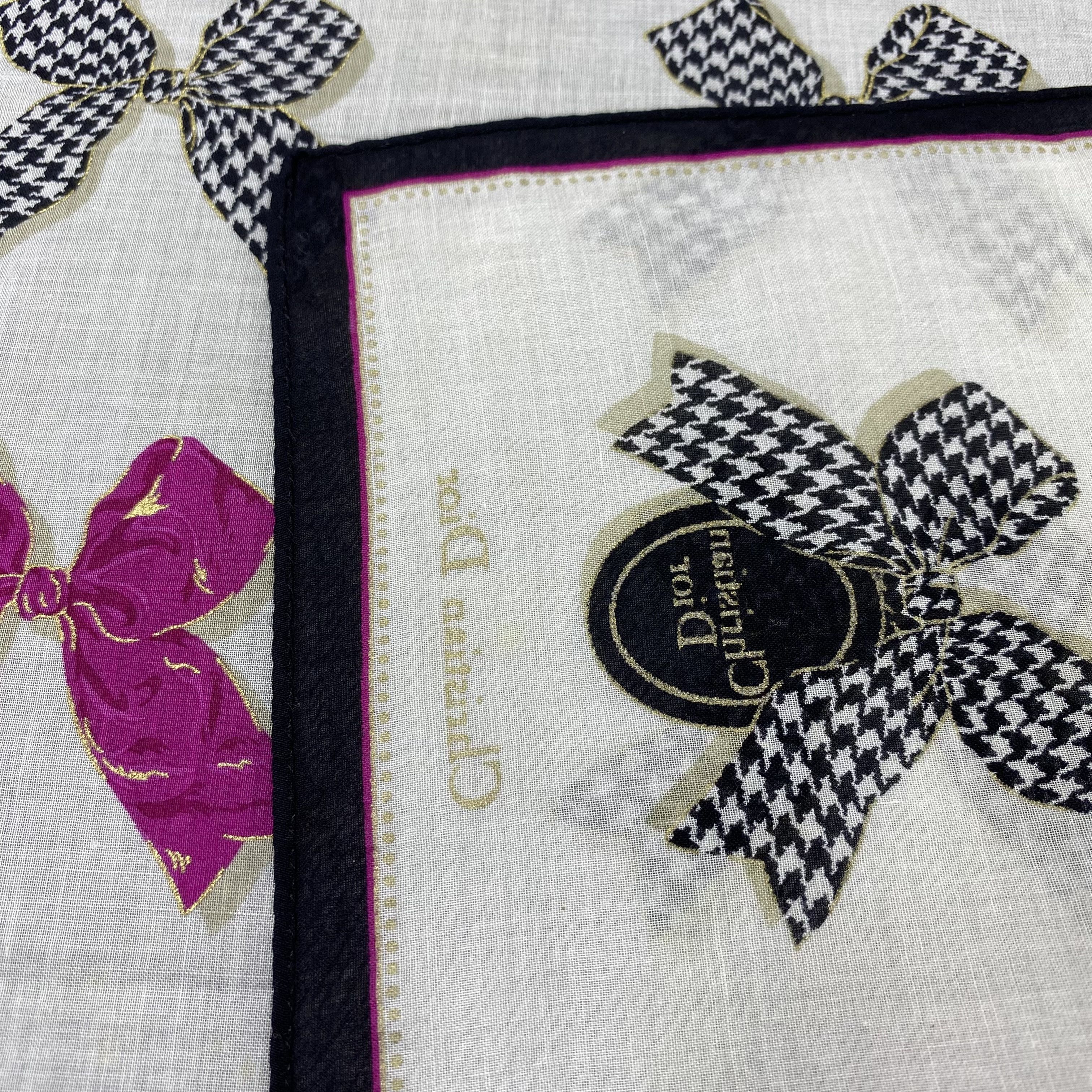 Vintage Christian Dior Handkerchief / Bandana / Neckerchief-B2105 Size ONE SIZE - 6 Thumbnail