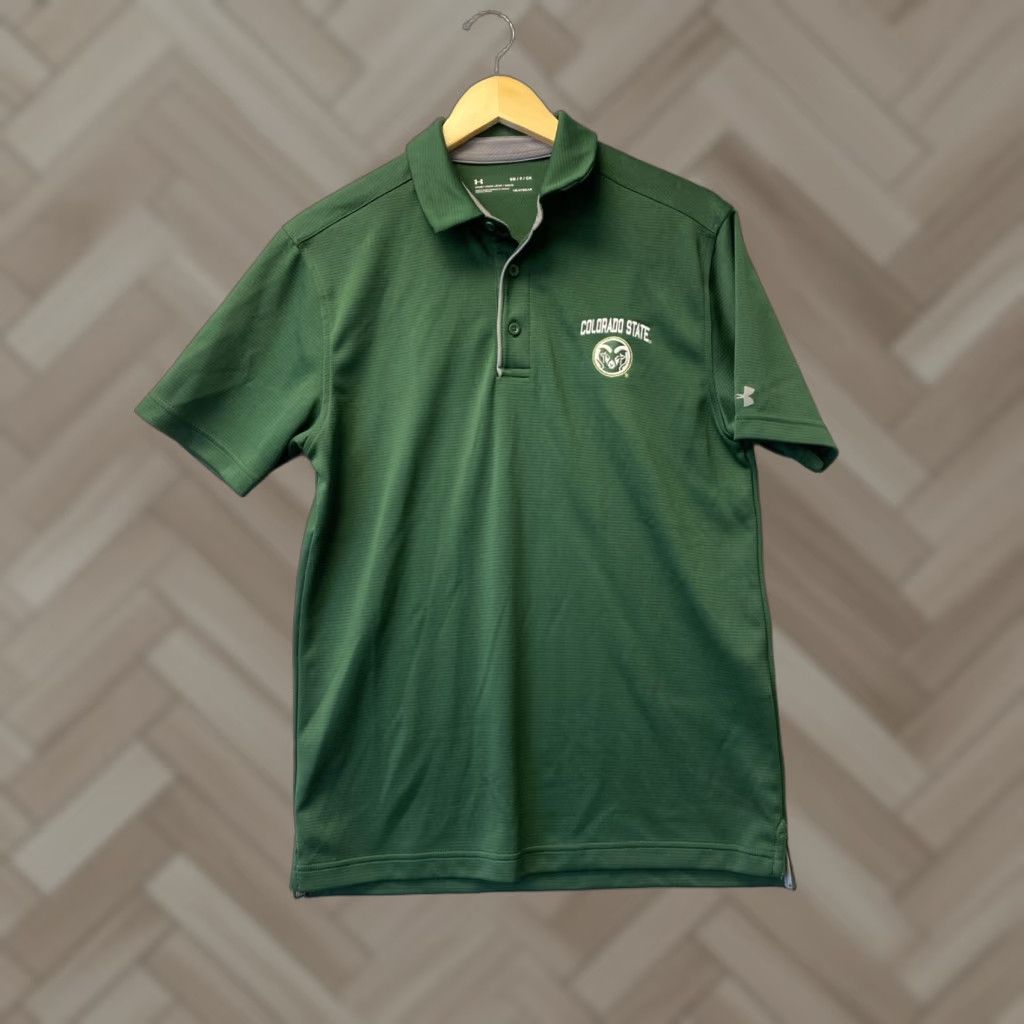 Under Armour Under Armour golf shirt Green Polo Colorado State Rams Small /107-58 Size US S / EU 44-46 / 1 - 1 Thumbnail