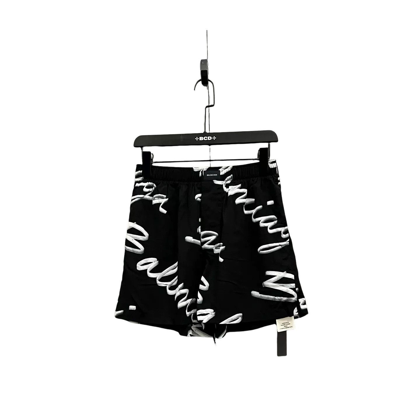 Balenciaga Balenciaga Script Logo Shorts FR 34 Size 25" / US 0 / IT 36 - 1 Thumbnail