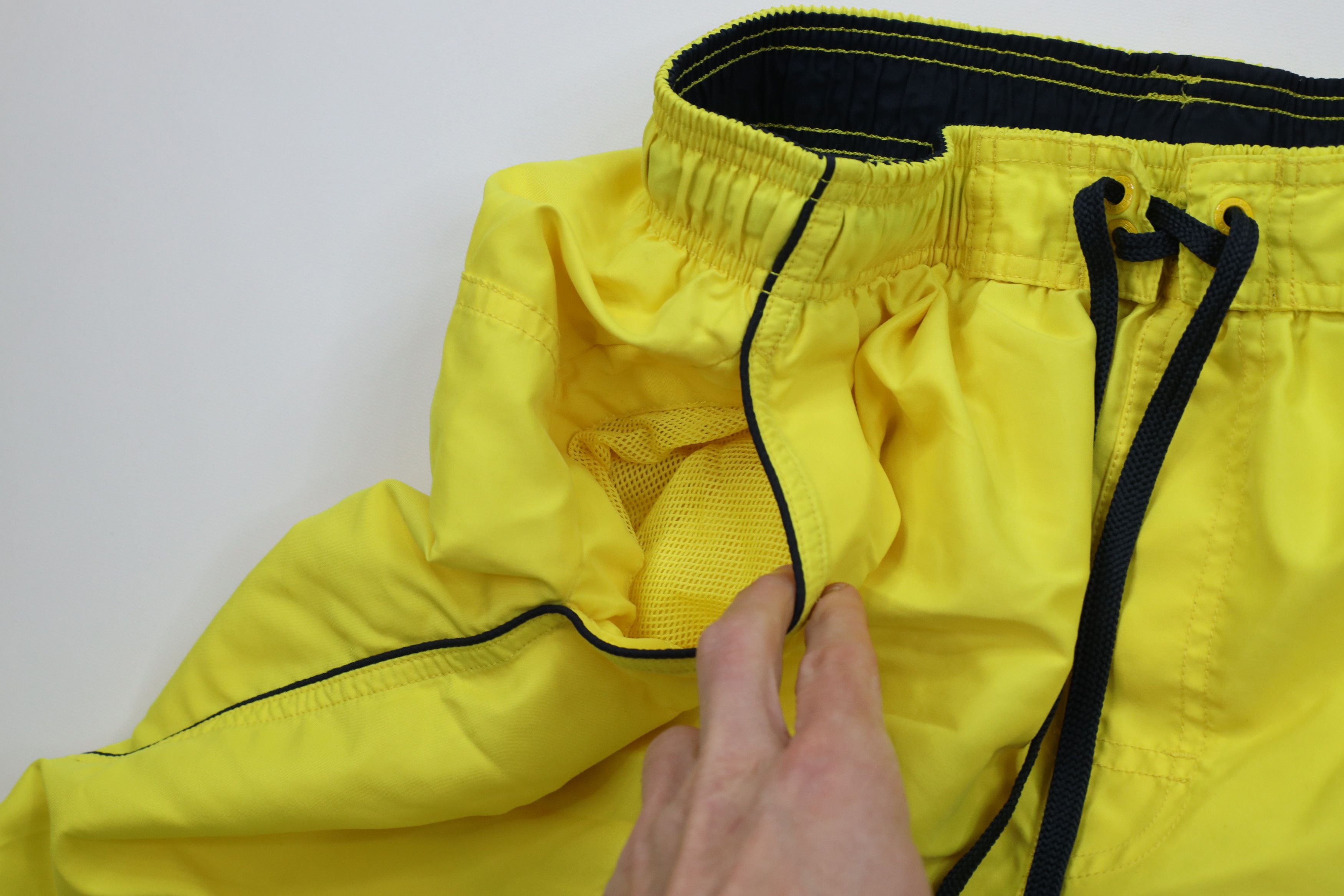 Speedo Vintage Speedo Lined Above Knee Swim Trunks Shorts Yellow Size US 34 / EU 50 - 6 Thumbnail