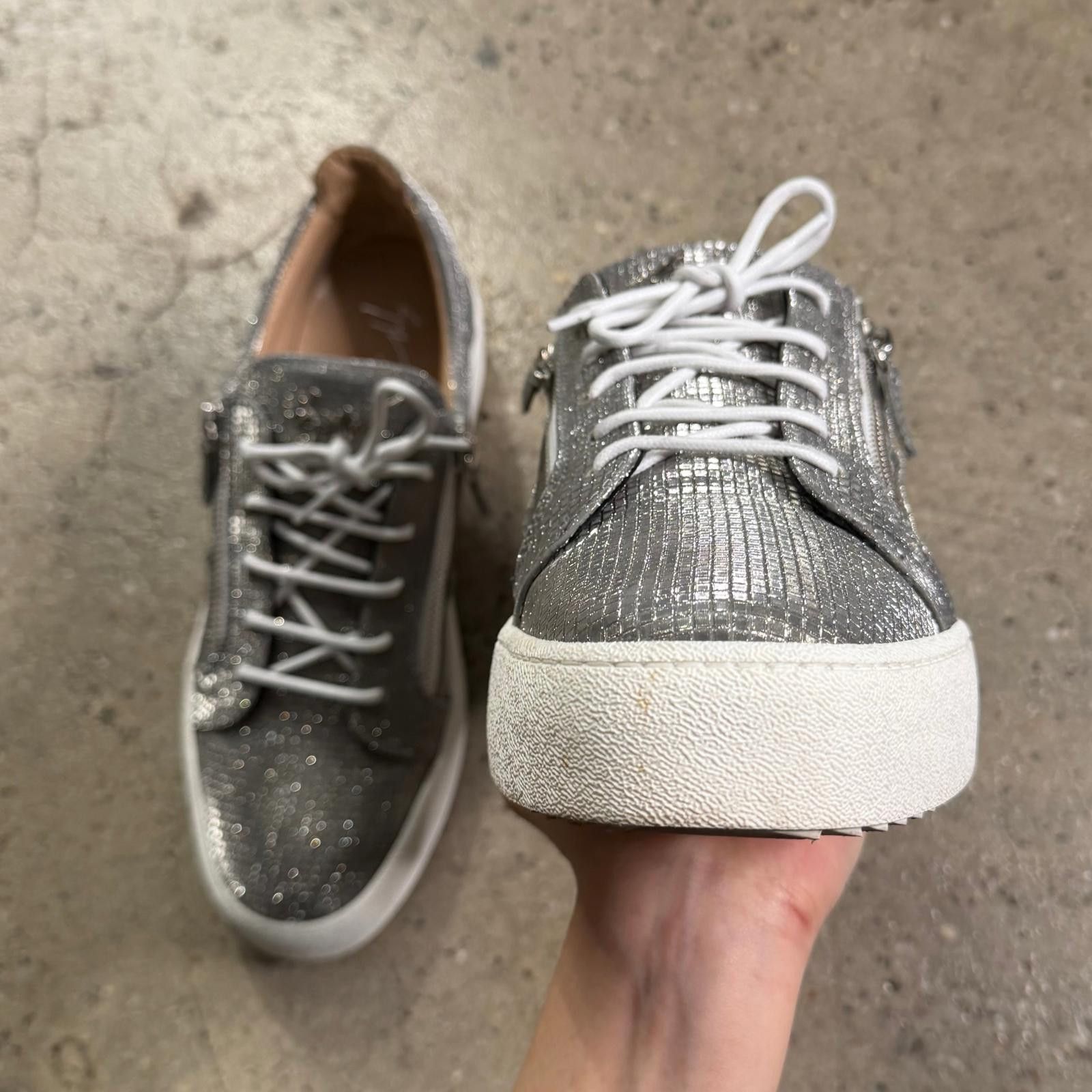 Giuseppe Zanotti Giuseppe Zanotti Zip Low-Top Sneakers Size US 12 / EU 45 - 4 Thumbnail