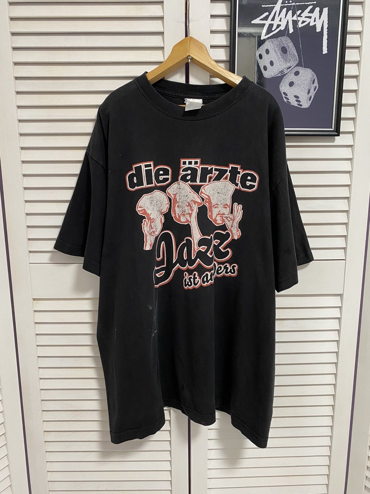 Band Tees Vintage T-Shirt Tour Tee Die Arzte Jazz Ist Anders Official Size US XL / EU 56 / 4 - 1 Thumbnail