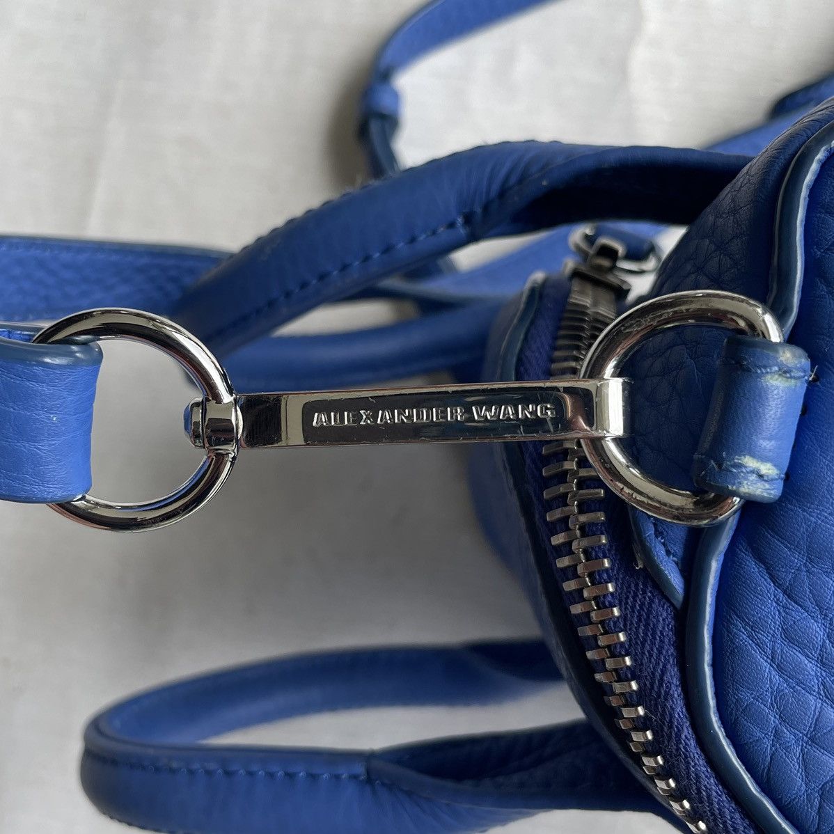 Alexander Wang Alexander Wang Blue Calf Leather Rockie Bag Size ONE SIZE - 23 Thumbnail