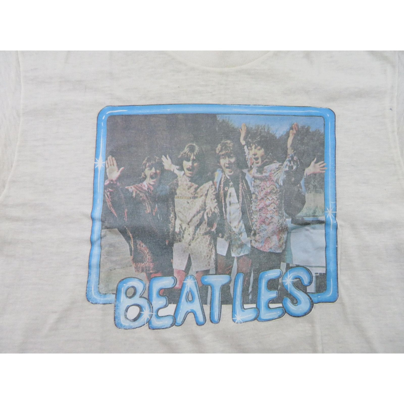 Other Beatles White T-Shirt Sz S Made in USA 1970s Size US S / EU 44-46 / 1 - 2 Thumbnail