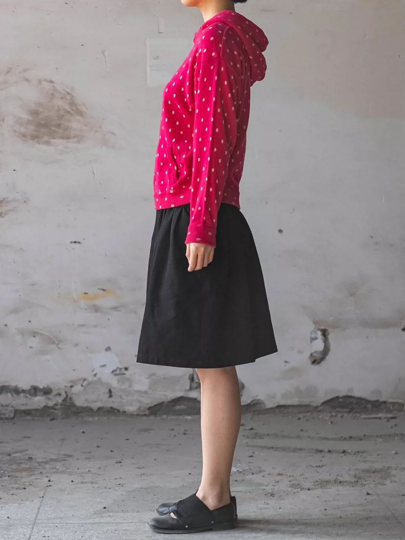Kenzo KENZO Elegant burgundy polka dot knit sweater with hood Size M / US 6-8 / IT 42-44 - 3 Thumbnail