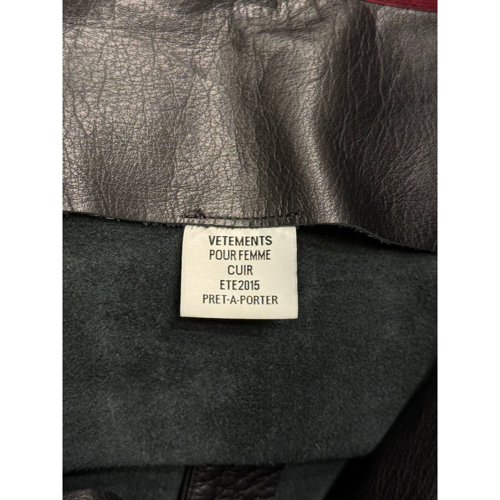 Vetements 2015 Vetements runway leather skirt Size 26" / US 2 / IT 38 - 6 Thumbnail