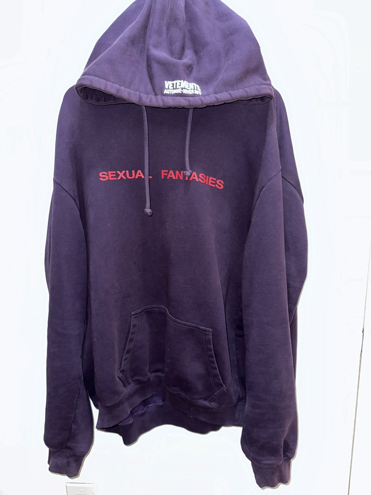 Vetements Sexual Fantasies Hoodie | Grailed