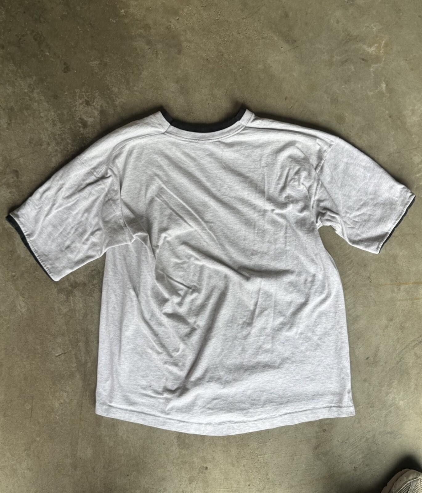 Vintage Vintage 90s ORSR Graphic Ringer T-Shirt XL Single Stitch USA Size US XL / EU 56 / 4 - 4 Thumbnail