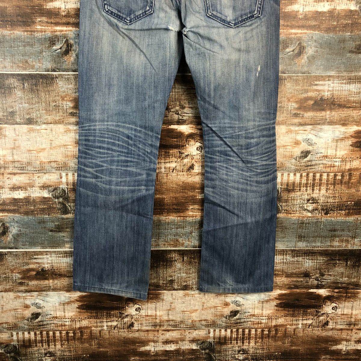 Burberry DLL Burberry Blue Distressed Denim Pants #C252 Size US 29 - 17 Thumbnail