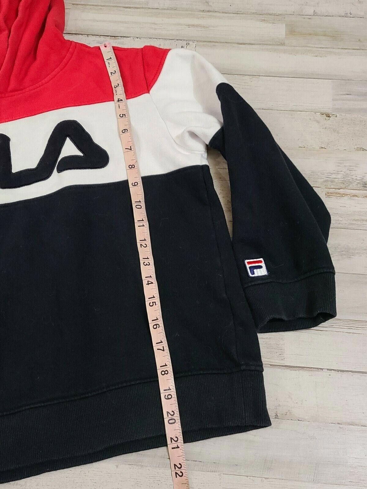 Fila Kids FILA Hoodie Size Large 10 Black and red 90's Street Y2k Size US XXS / EU 40 - 7 Thumbnail