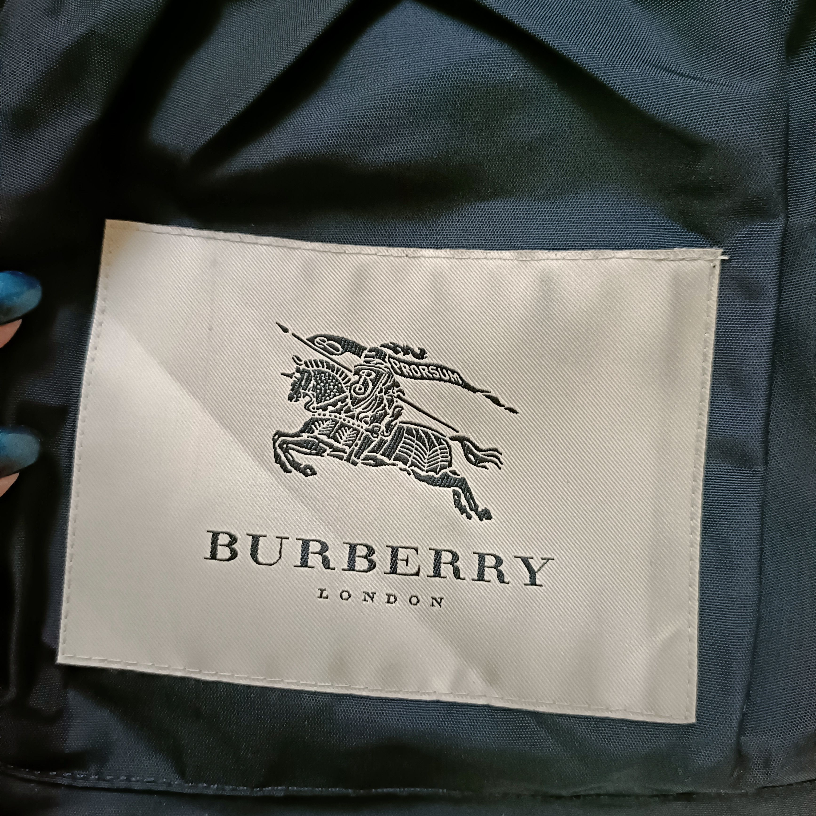 Burberry Men's Black Full Zip Hooded Coat ! Size US XL / EU 56 / 4 - 11 Thumbnail