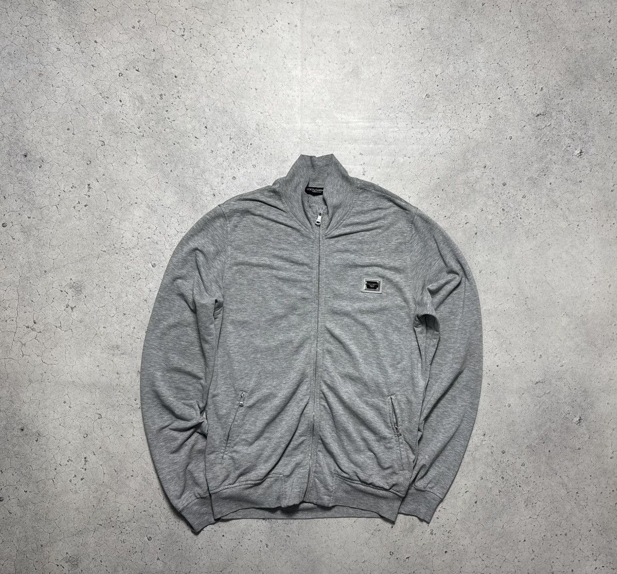Dolce & Gabbana DG Full Zip Sweater Luxury Vintage
