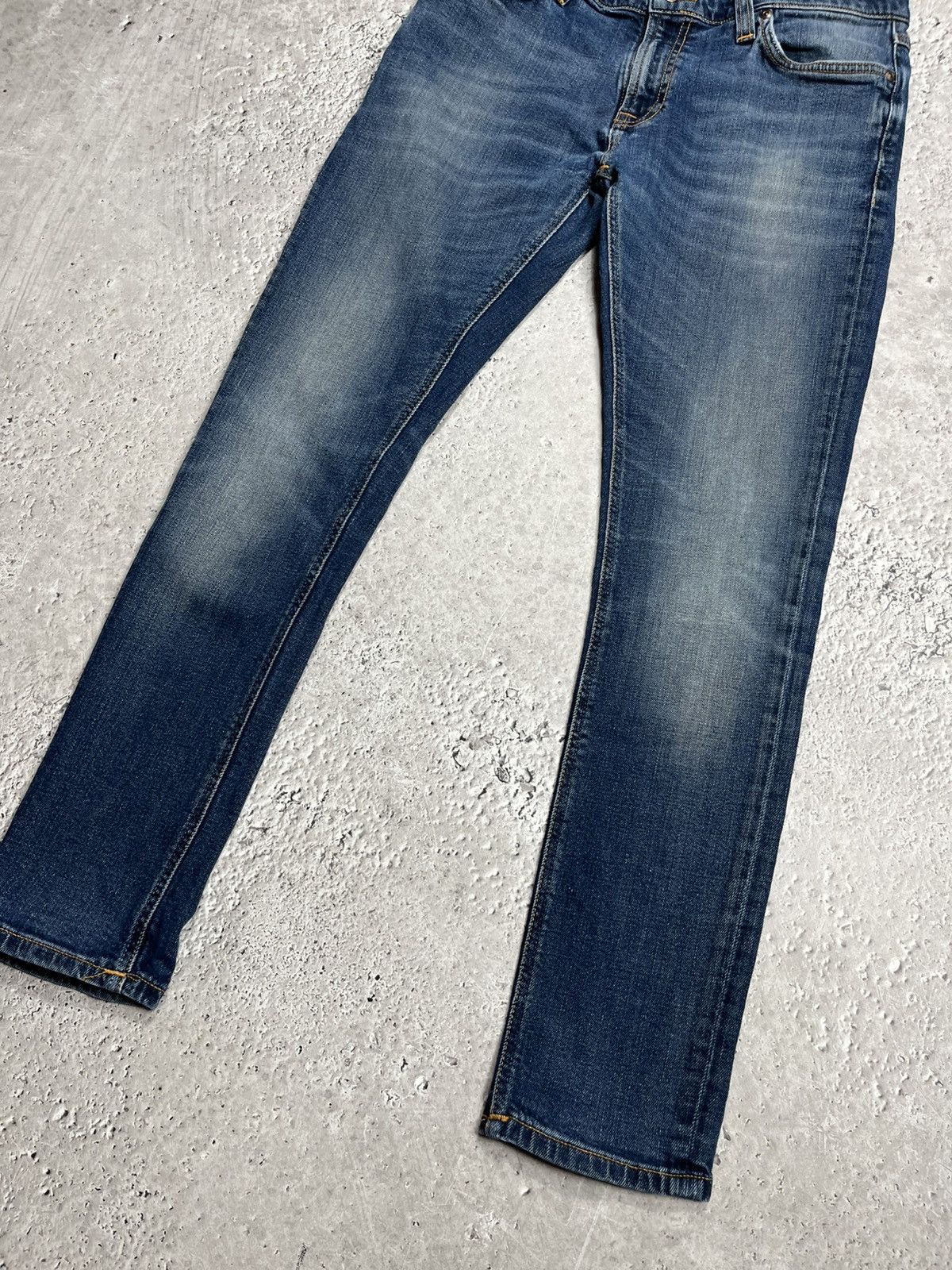 Nudie Jeans Nudie Jeans Skinny Fit Organic Denim Jeans W33 L30 Blue Size US 33 - 7 Thumbnail