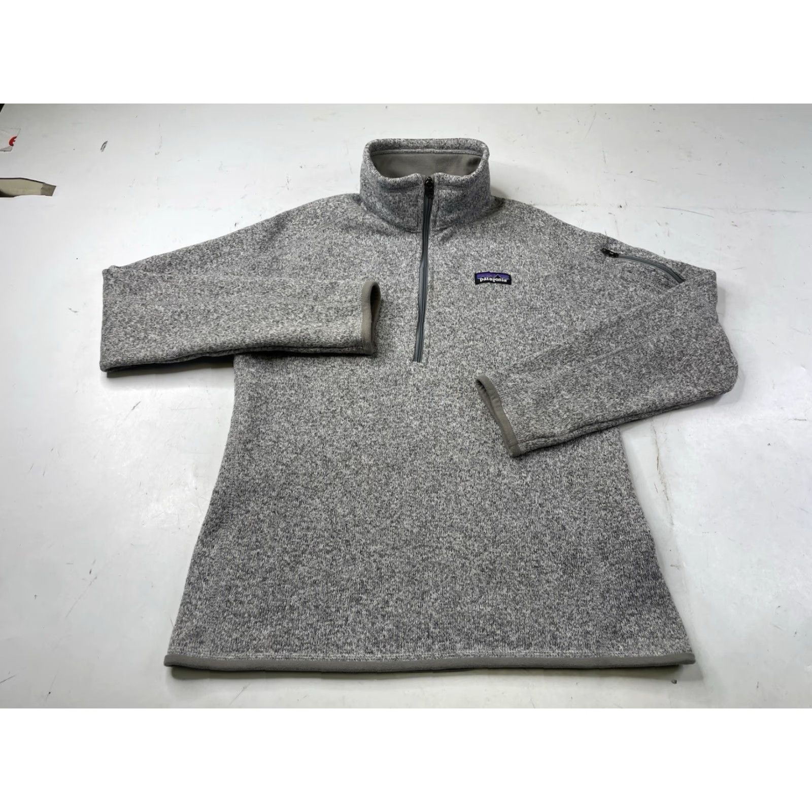 Patagonia Patagonia Women’s Better Sweater Jacket M Gray 1/4 Zip All Seasons Lightweight Recycled Polyester Manmade Packable Birch Gray Size M / US 6-8 / IT 42-44 - 2 Thumbnail