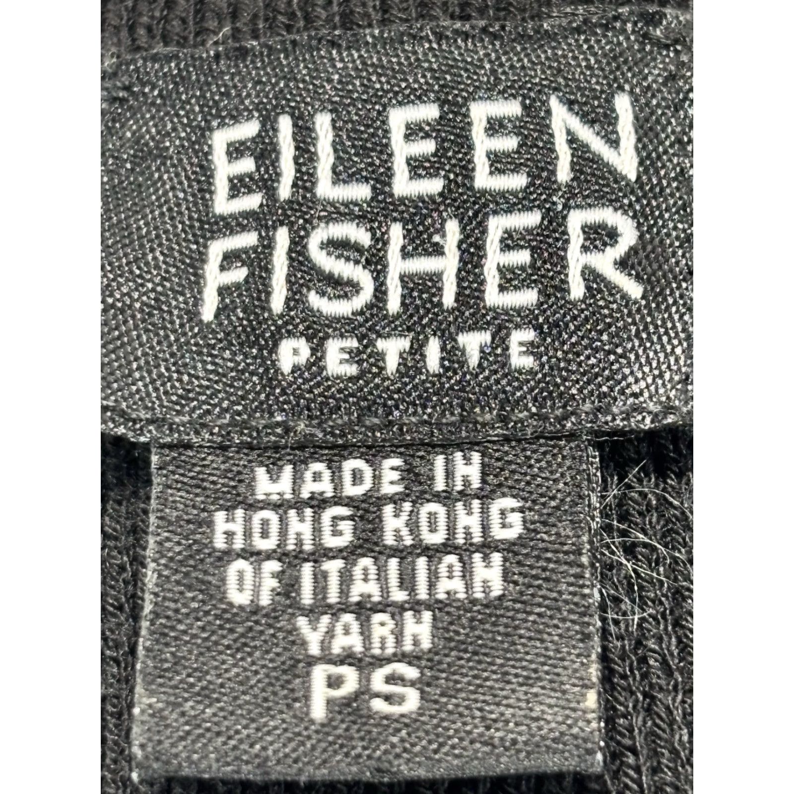 Eileen Fisher Eileen Fisher 100% Wool Black Cardigan Sweater PS Petites Womens Long Sleeve Button Classic Size S / US 4 / IT 40 - 7 Thumbnail