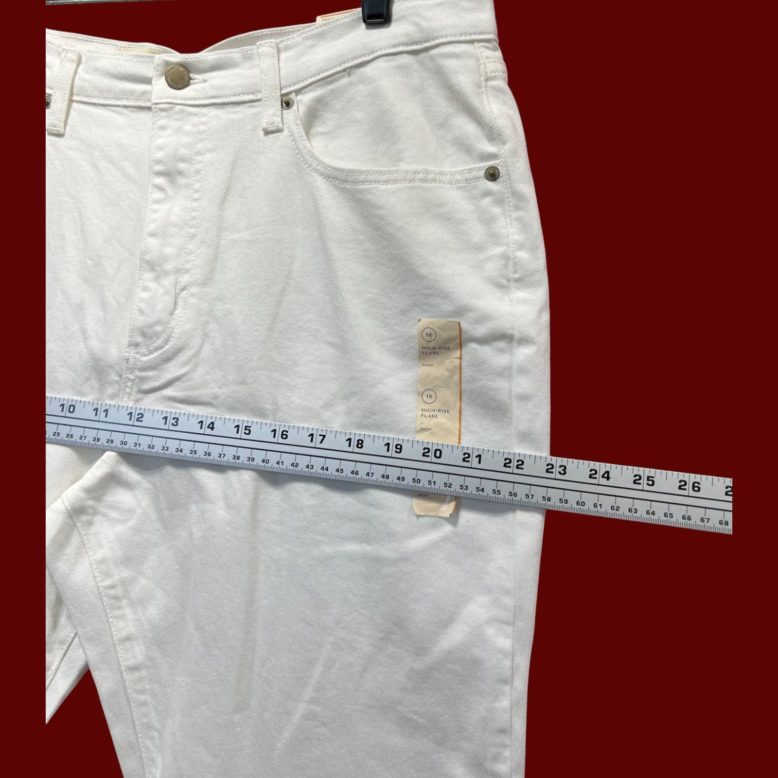 Other Universal Thread-Women's High Rise Flare Fitted Hip & Thigh Size 38" / US 16 / IT 52 - 4 Thumbnail