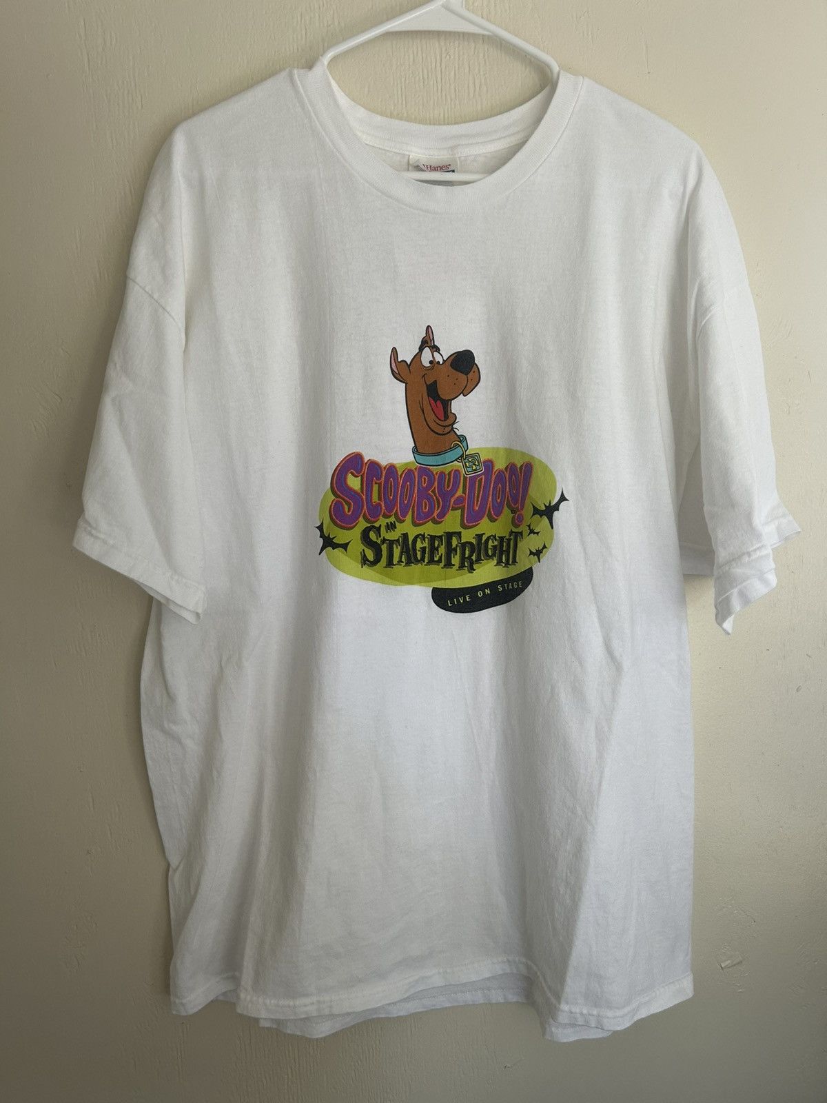Vintage Vintage Scooby Doo Stagefright Live Tour T-shirt Size US XL / EU 56 / 4 - 2 Thumbnail