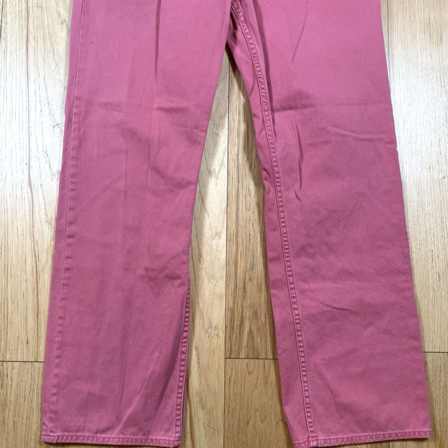 Polo Ralph Lauren VINTAGE Polo Ralph Lauren Jeans Mens 32x30 Pink Straight Fit Slimming Light Wash Straight Mens Size US XS / EU 42 / 0 - 3 Thumbnail