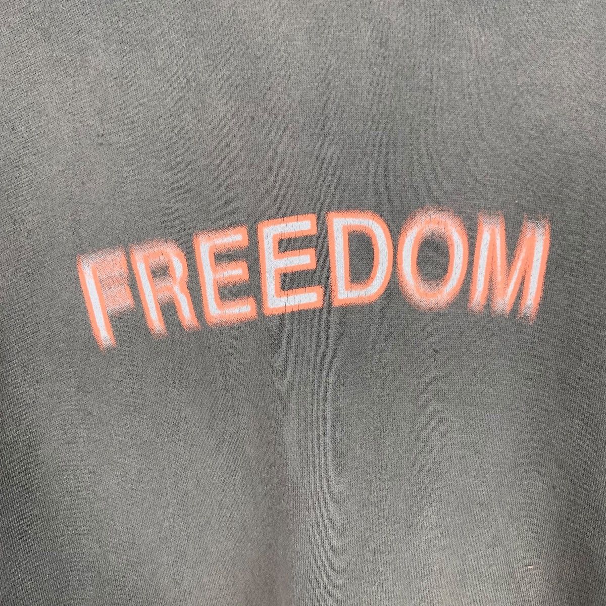 Vintage FREEDOM Sun Faded Pullover Hoodie Sweatshirt #3634-C166 Size US XL / EU 56 / 4 - 10 Thumbnail