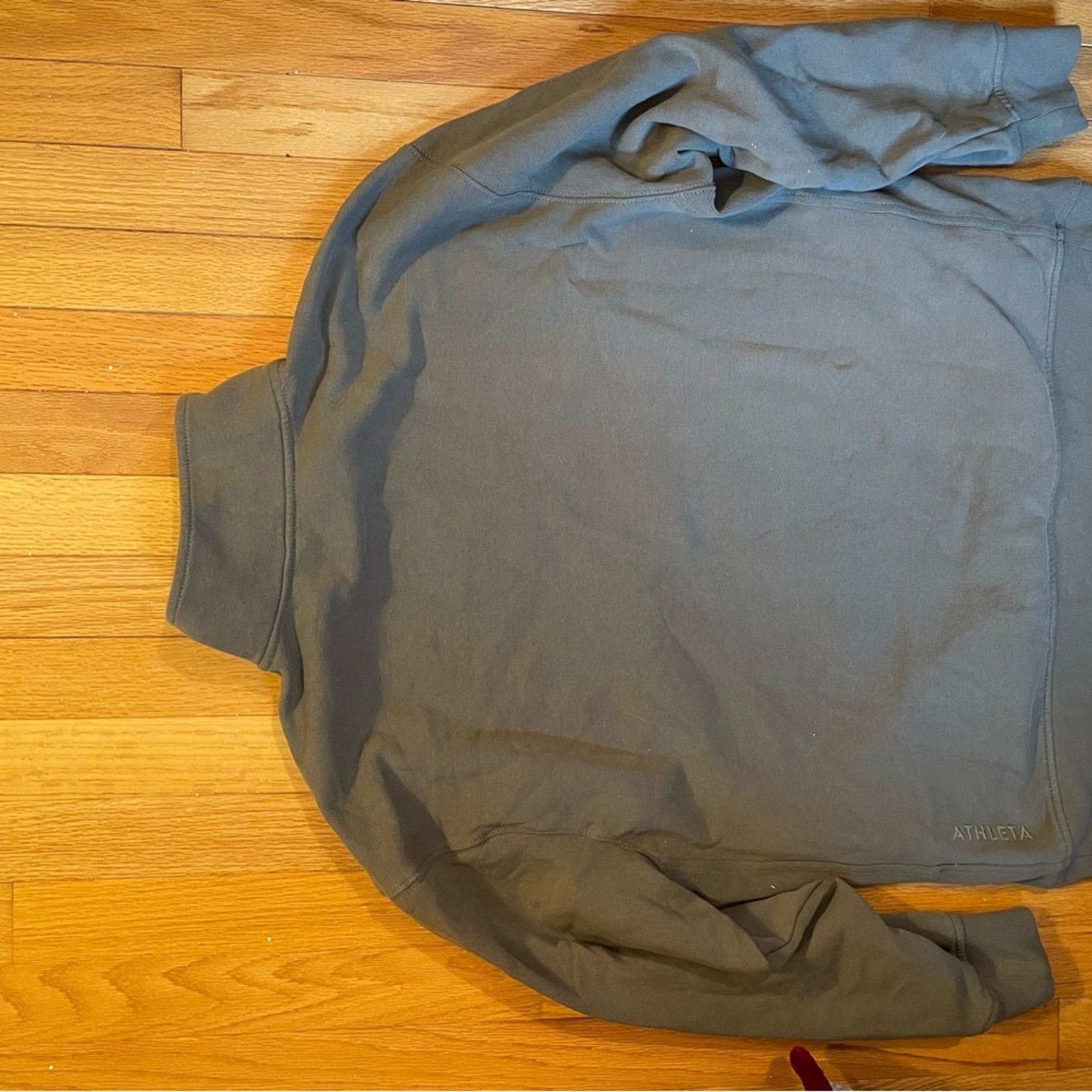 Athleta Athleta Women’s Olive Half-Zip Sweater Size M / US 6-8 / IT 42-44 - 2 Thumbnail