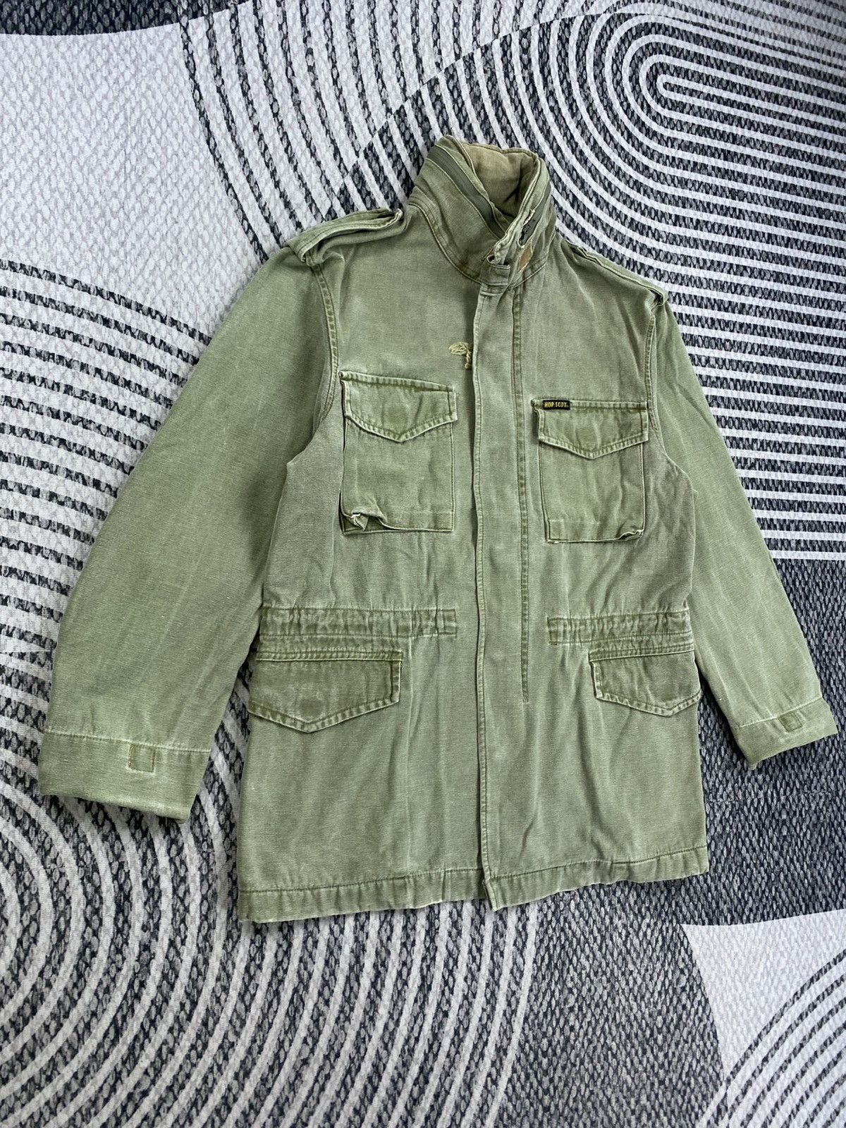 Vintage Vintage 70s Hop Scot Military M-65 Field Jacket Size US M / EU 48-50 / 2 - 3 Thumbnail