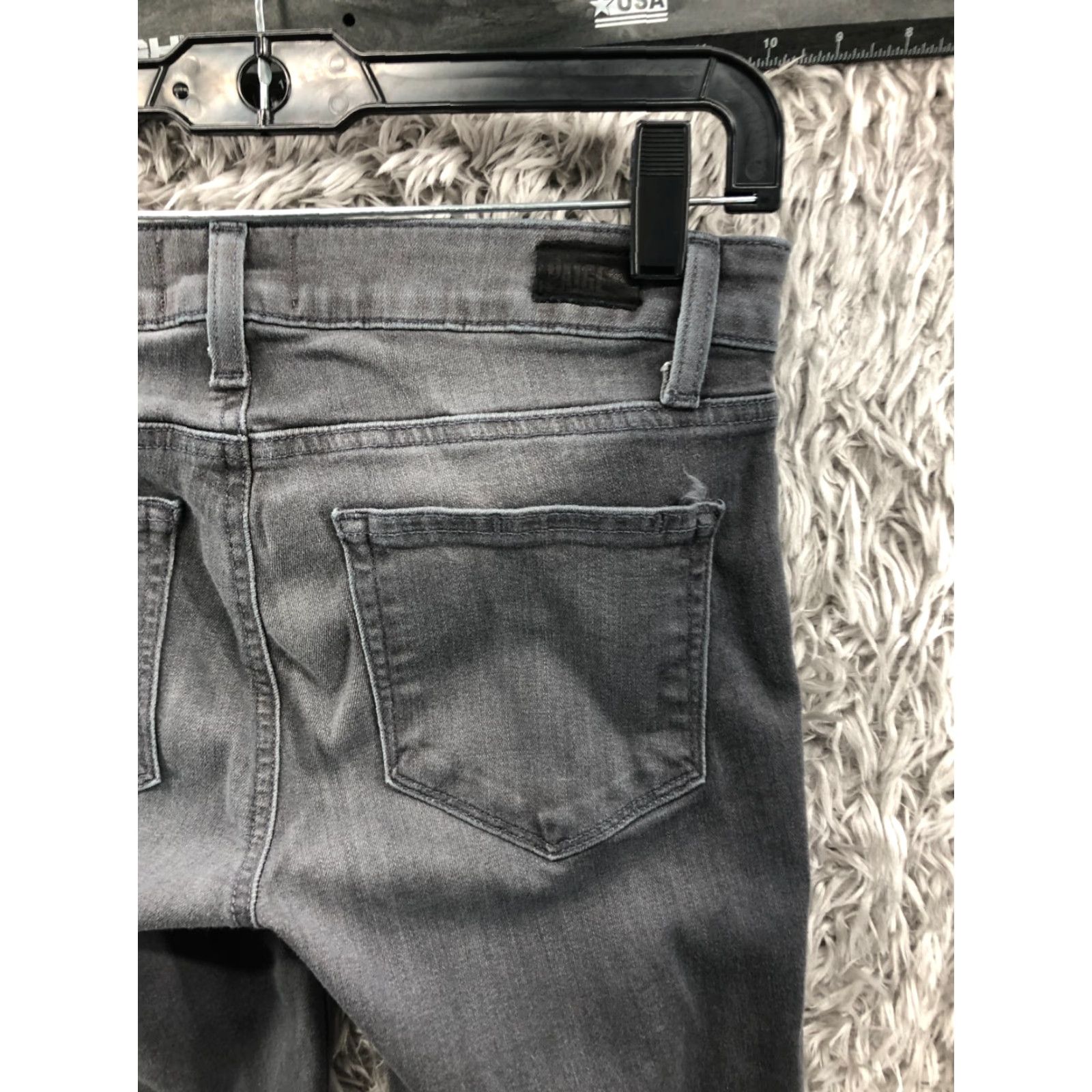 Paige Paige Verdugo Ankle Pants Womens 27 Mid Rise Dark Denim Gray Stretch 5-Pocket Jeans- Regular Rise Mens? Size 27" / US 4 / IT 40 - 6 Thumbnail