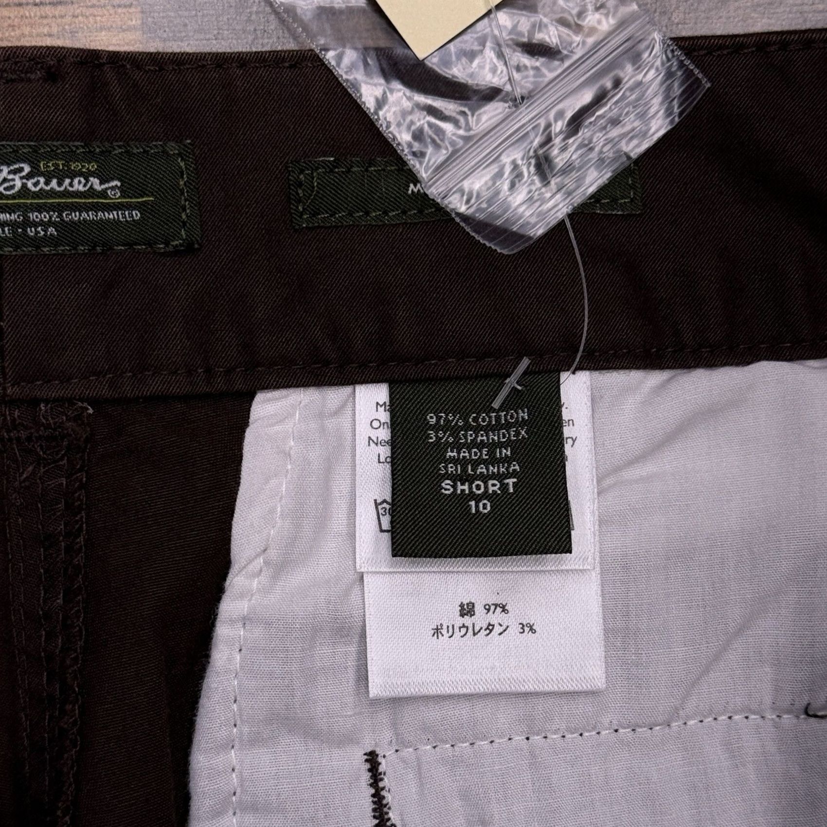Eddie Bauer Eddie Bauer Mercer Fit Pants Womens 10 Short Mid Rise Stretch Brown Chino Casual Travel Regular Straight City 30 Inseam Mens? Girls? Size 32" / US 10 / IT 46 - 5 Thumbnail