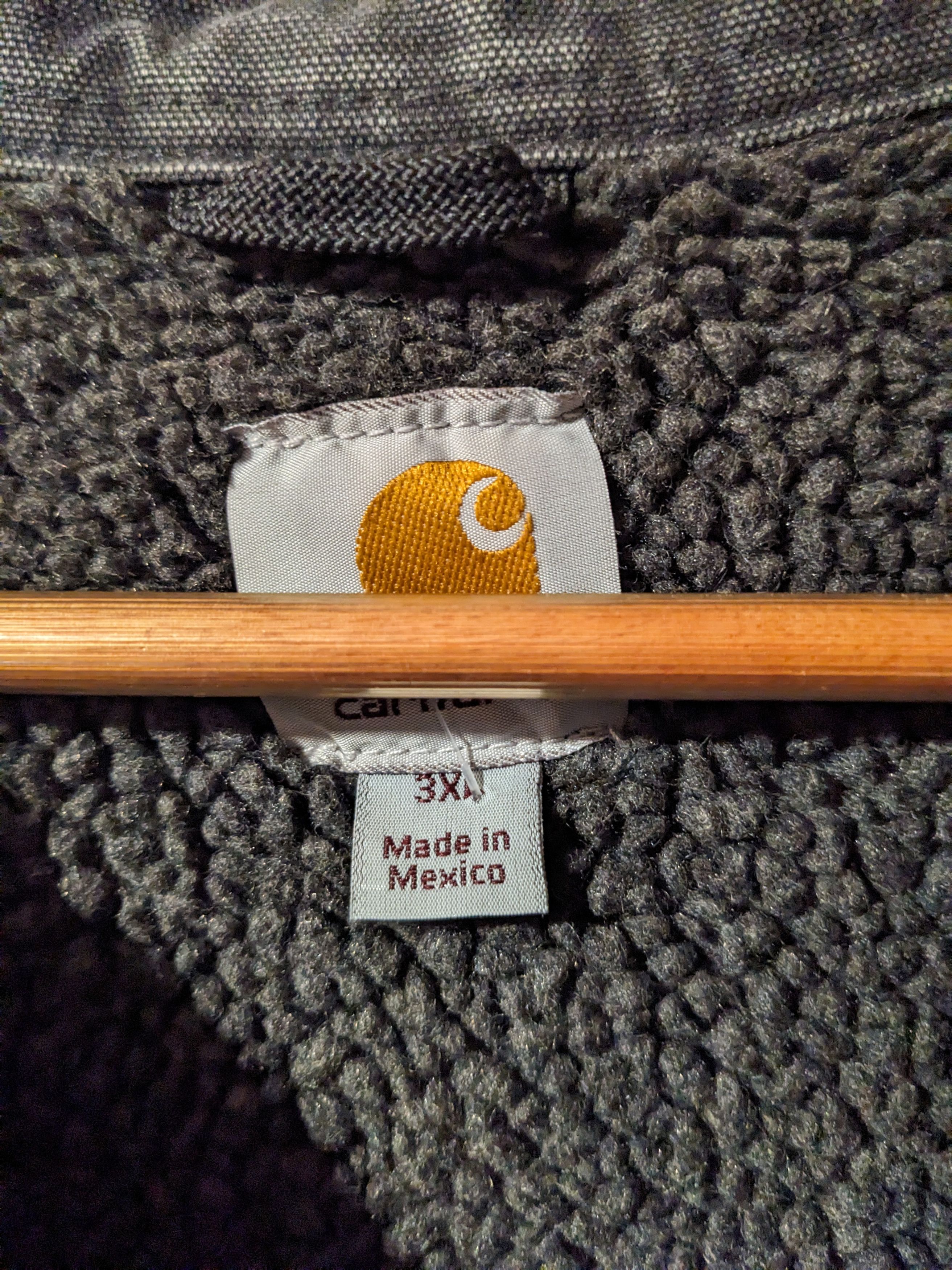Carhartt × Vintage Carhartt C61 BLK Sherpa Lined Sandstone Duck Ridge Coat 3XL Size US XXL / EU 58 / 5 - 4 Thumbnail