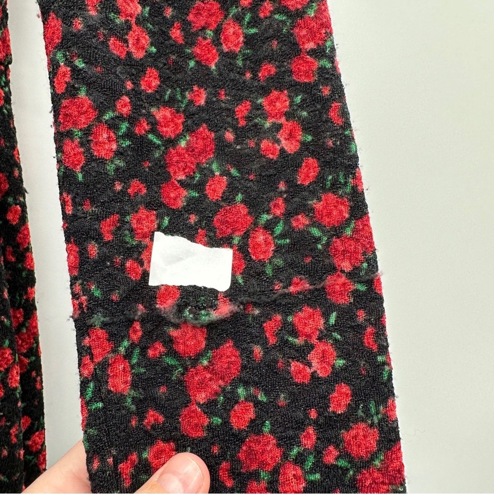 Black Halo RTR Black Halo Briar Long Sleeve Rose Floral Mini Dress Sz 6 Size M / US 6-8 / IT 42-44 - 10 Thumbnail