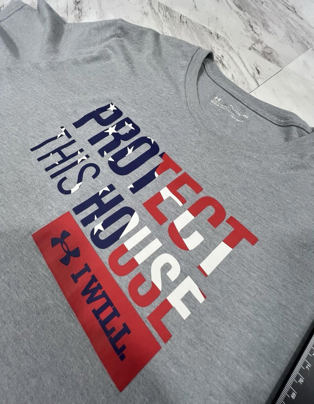 Under Armour Under Armour HeatGear Protect This House Flag Logo Size US XXL / EU 58 / 5 - 3 Thumbnail