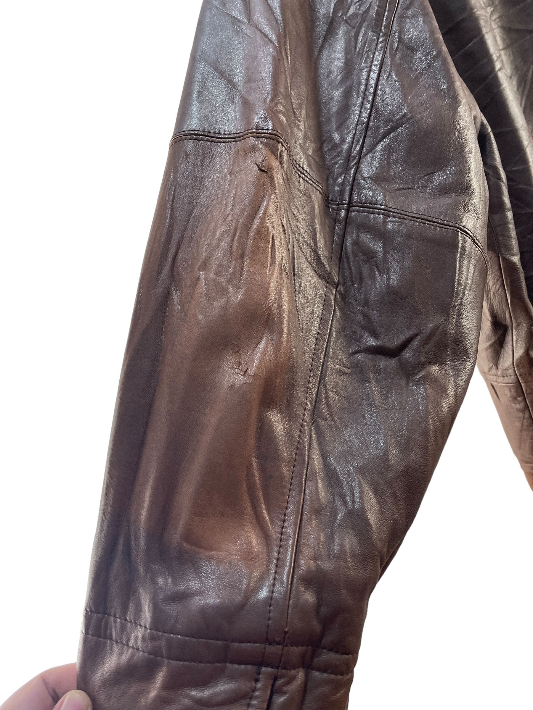Christian Dior Monsieur Vintage Christian Dior Monsieur Leather Jacket Size L / US 10 / IT 46 - 14 Thumbnail