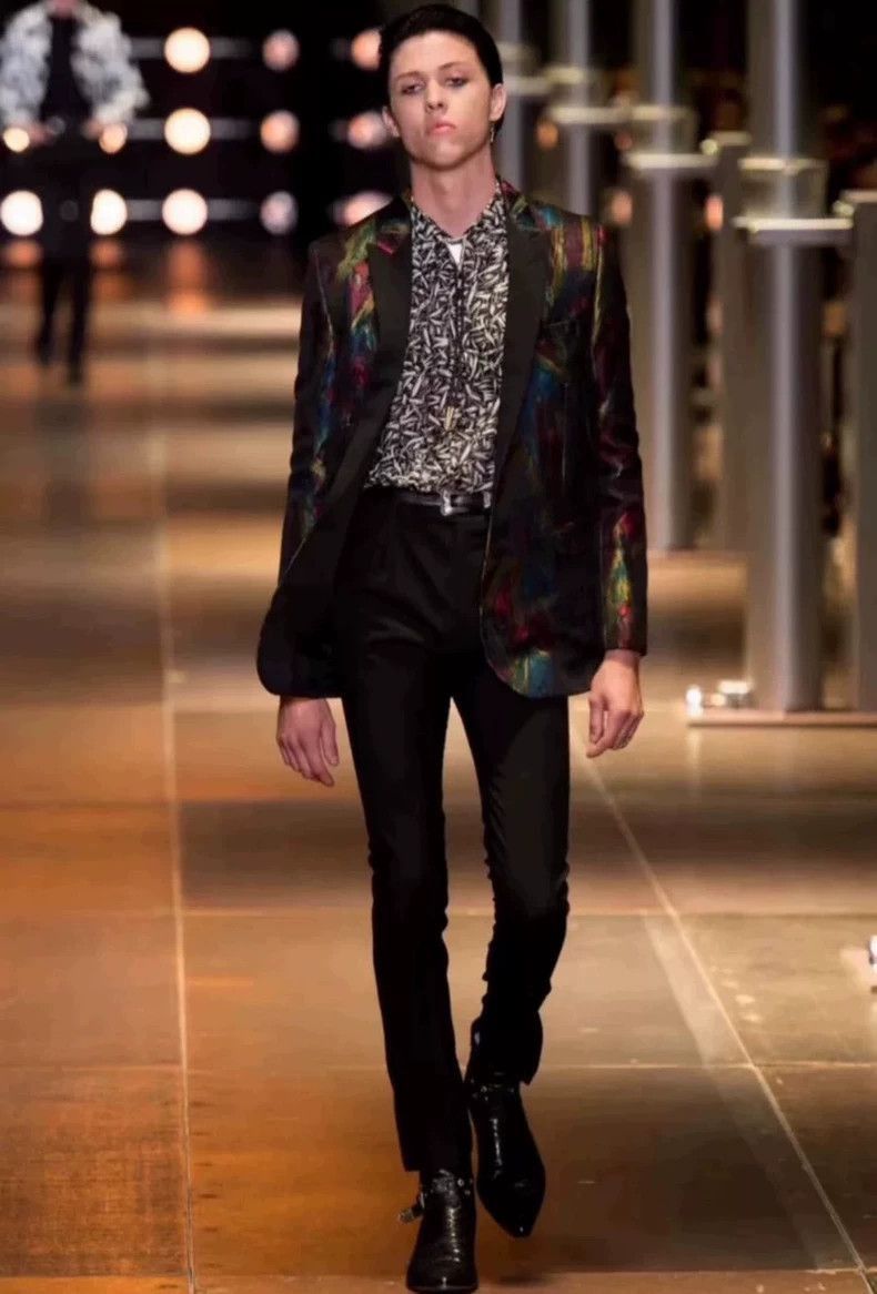 Saint Laurent Paris Saint Laurent Paris 14ss oil painting suit jacket-2506 Size US M / EU 48-50 / 2 - 4 Thumbnail