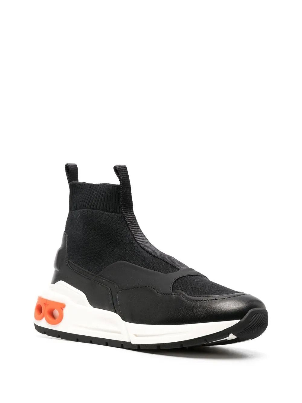 Salvatore Ferragamo o1y0426 Hi-Top Sneakers in Black Size US 6.5 / IT 36.5 - 2 Thumbnail