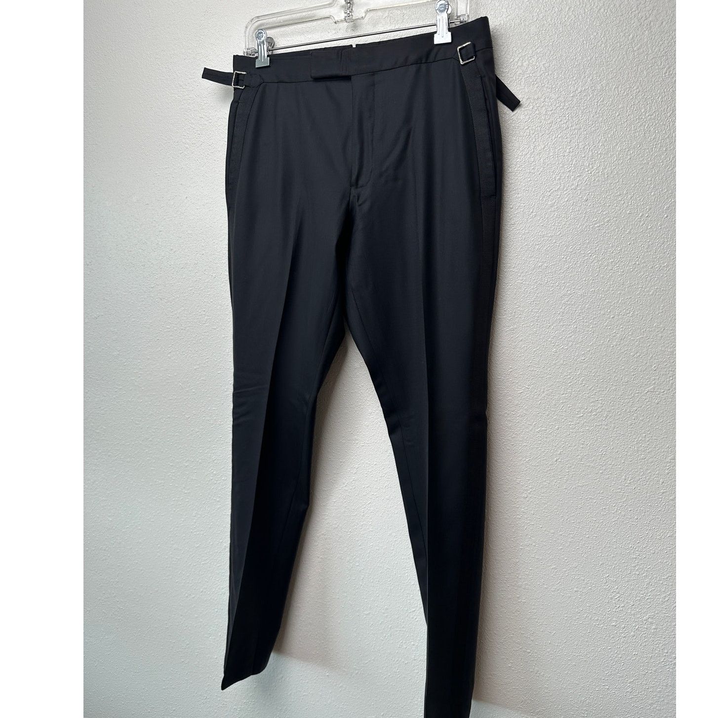 Tom Ford Tom Ford Black Tuxedo Trousers Size 46 Grosgrain Side Stripe Size US 30 / EU 46 - 3 Thumbnail
