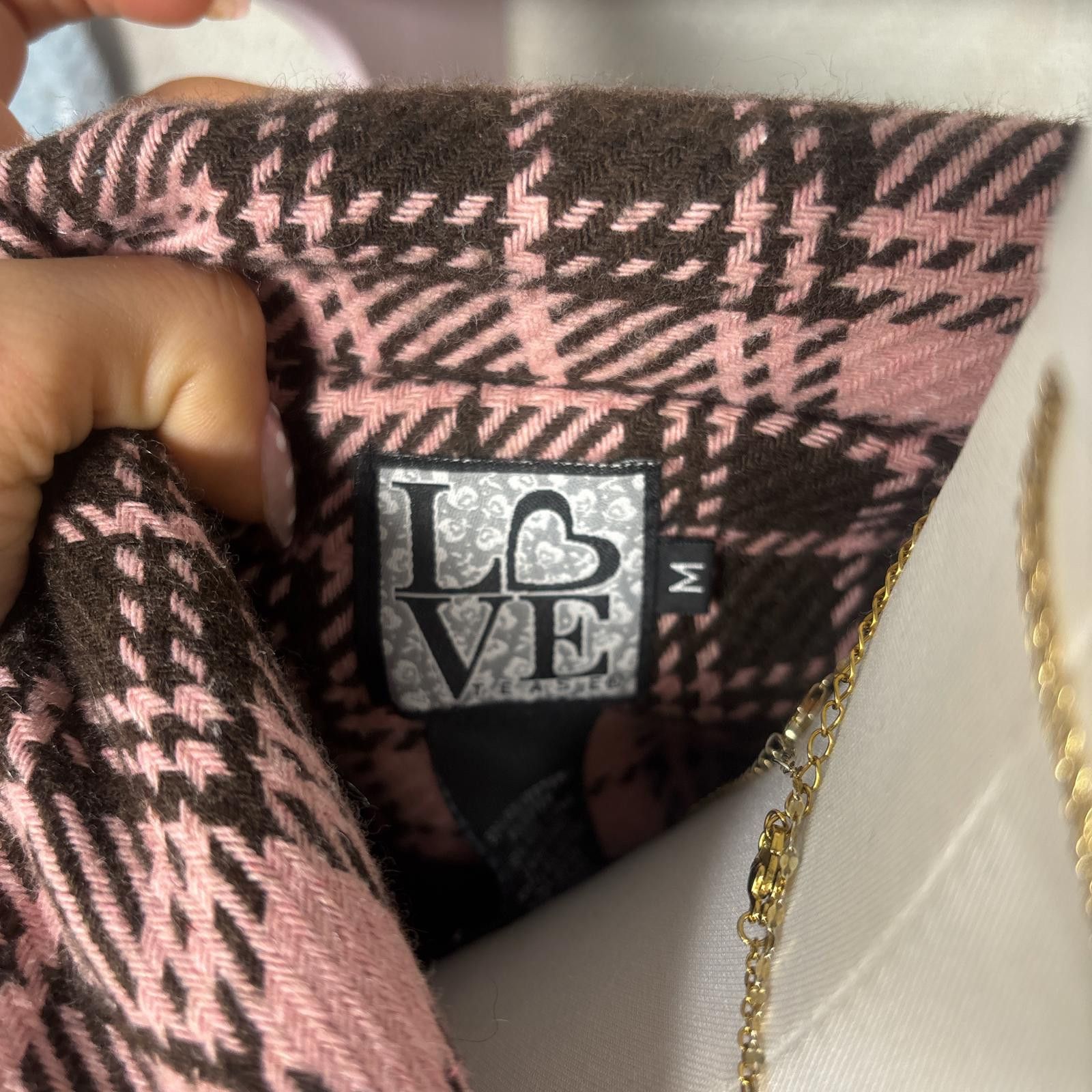 Other y2k pink and brown ruffle plaid jacket Size M / US 6-8 / IT 42-44 - 5 Thumbnail