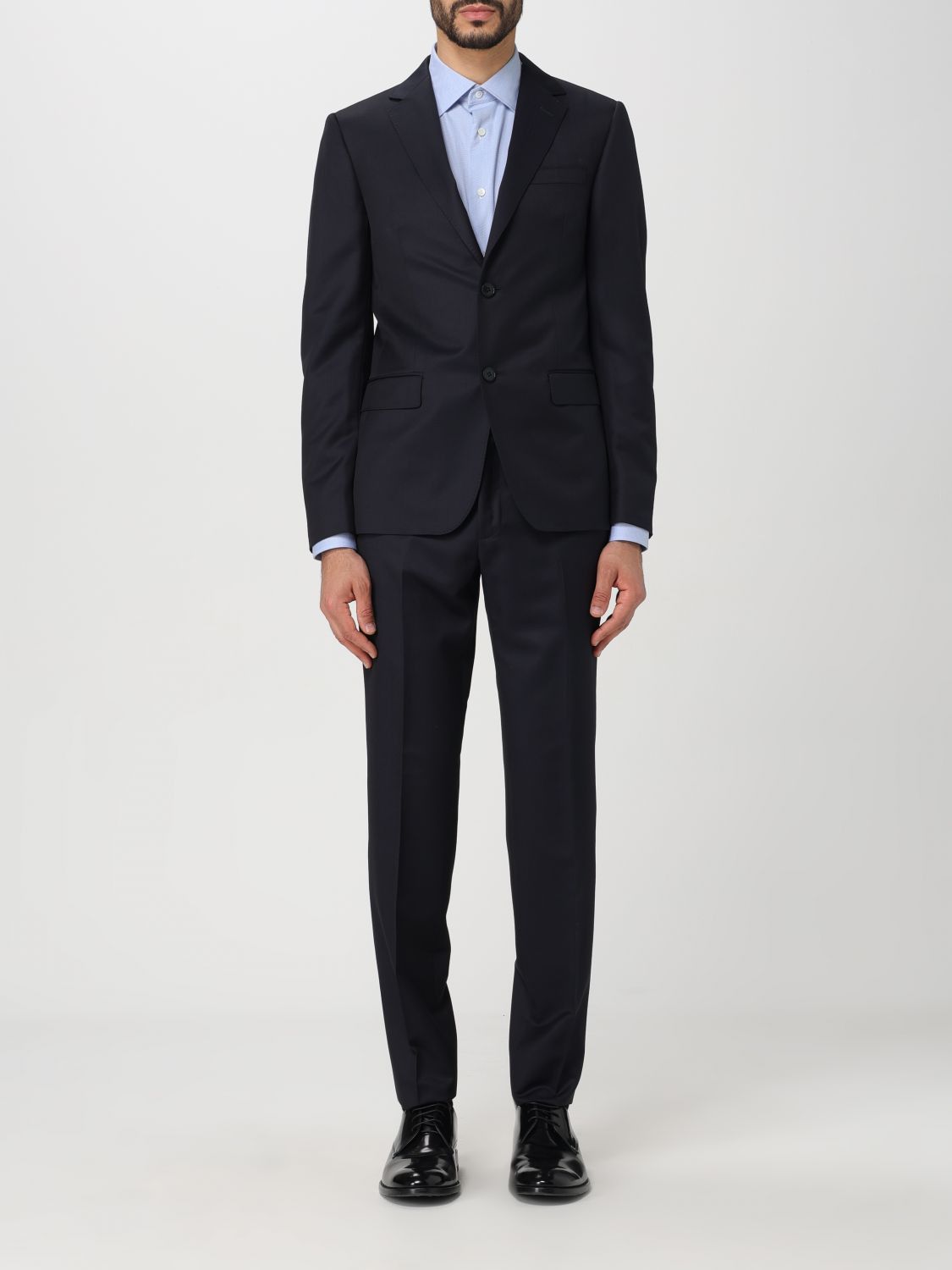 image of Ermenegildo Zegna Zegna Suit Men Blue (Size Small)