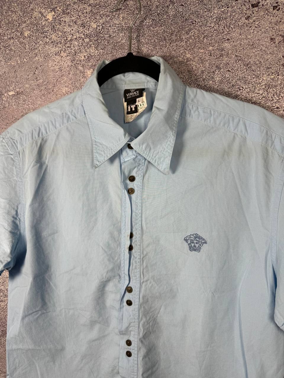 Versace Jeans Couture VIntage Versace Jeans Couture Mettal Logo Krall y2k Size US L / EU 52-54 / 3 - 3 Thumbnail