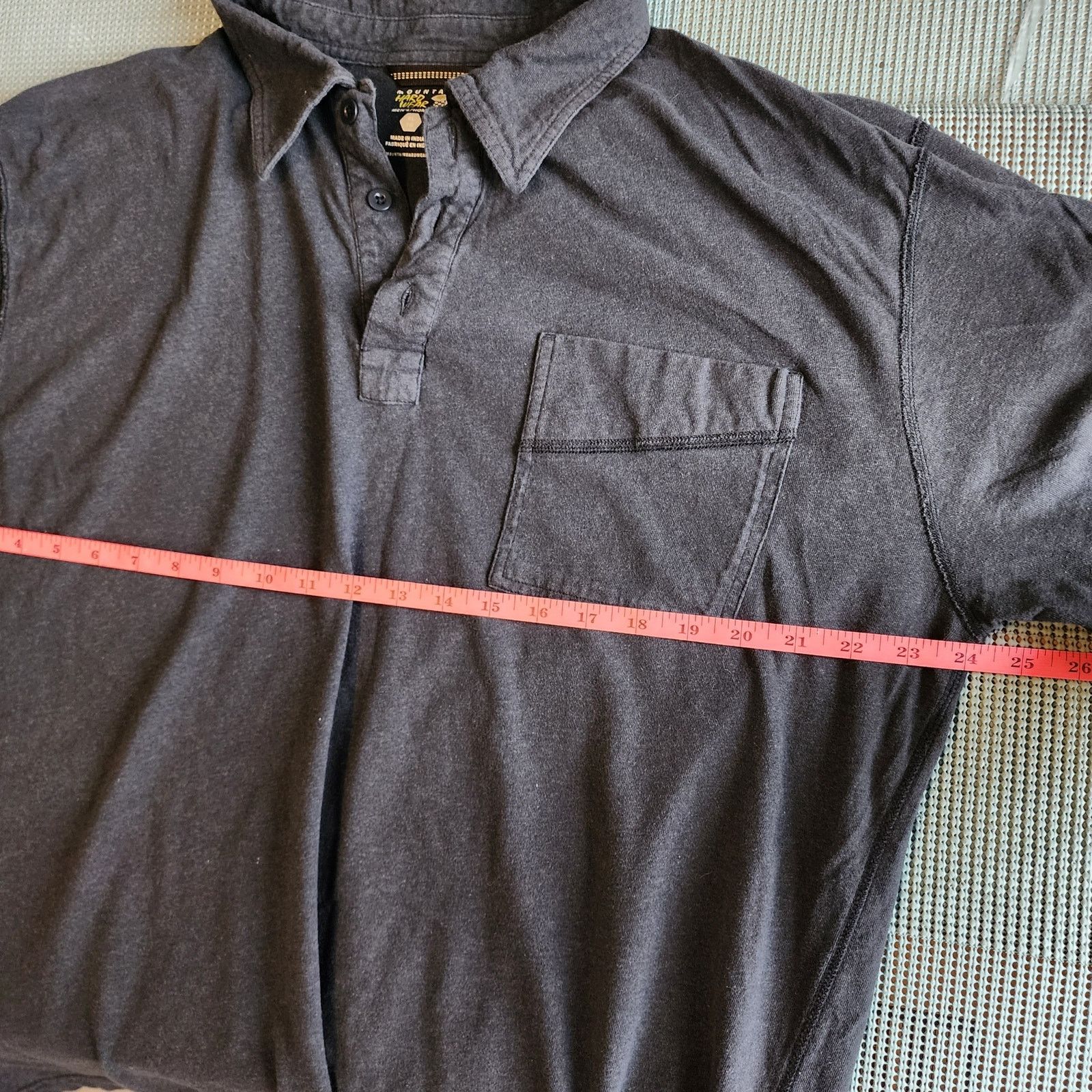 Mountain Hardwear Mountain Hardwear Men's XL Dark Gray Polo Shirt Size US XL / EU 56 / 4 - 3 Thumbnail