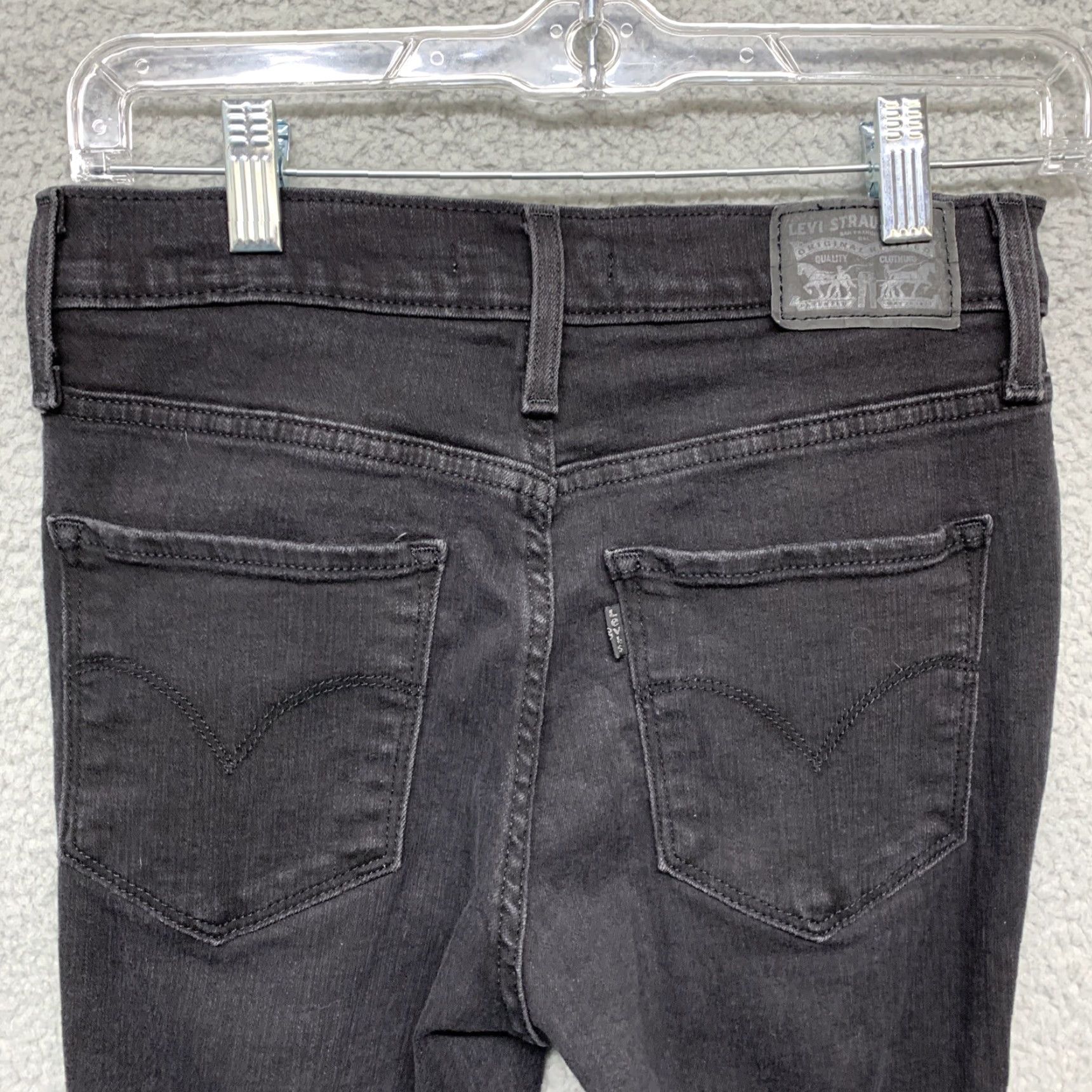 Levi's Levi's Levi Strauss 720 Skinny Jeans Black Women’s 26W 30L Designer Distressed Levis Jeans Size 26" / US 2 / IT 38 - 5 Thumbnail