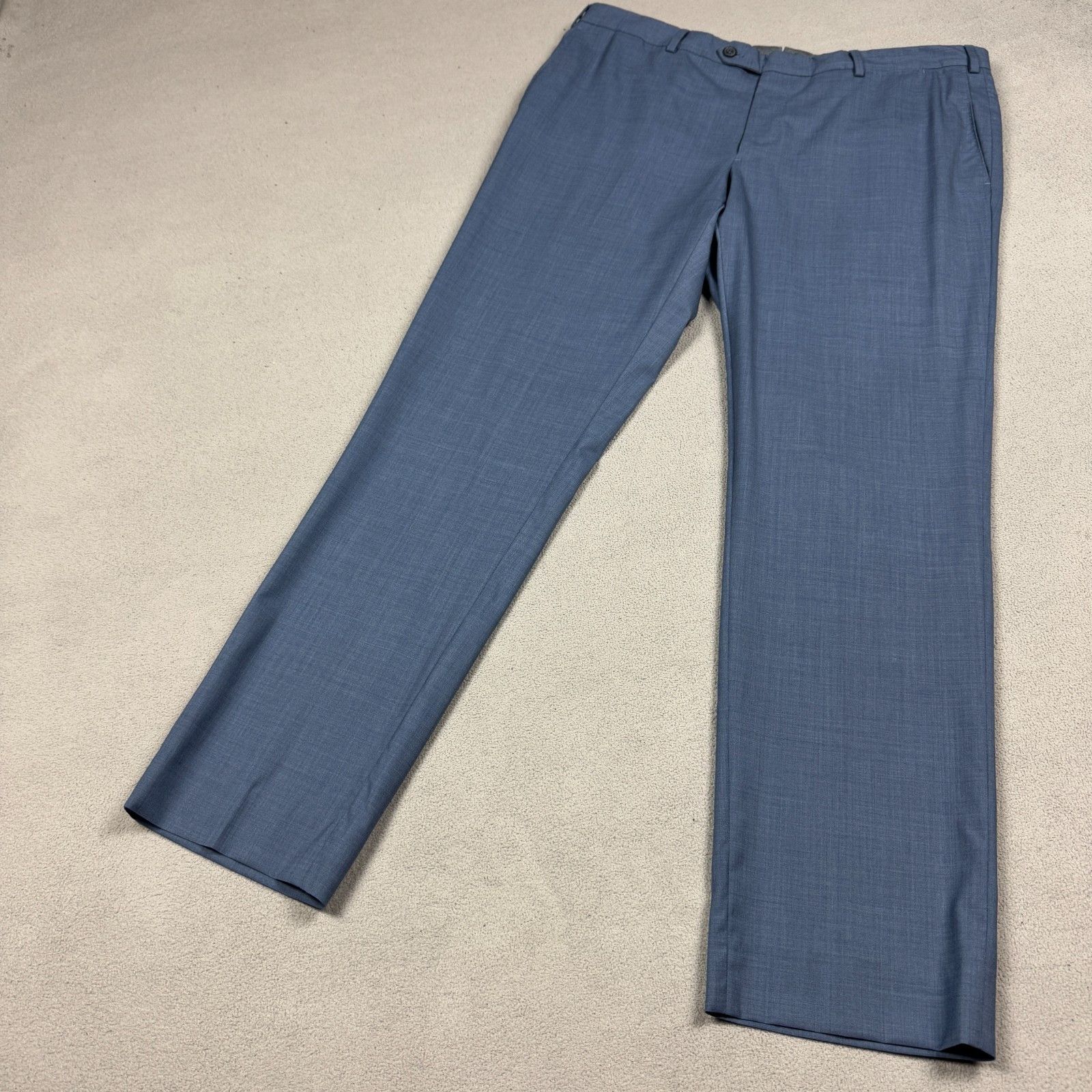 J.Hilburn J. Hilburn Trousers Vitale Barberis Canonico Wool Grey 38x31 Size US 38 / EU 54 - 13 Thumbnail