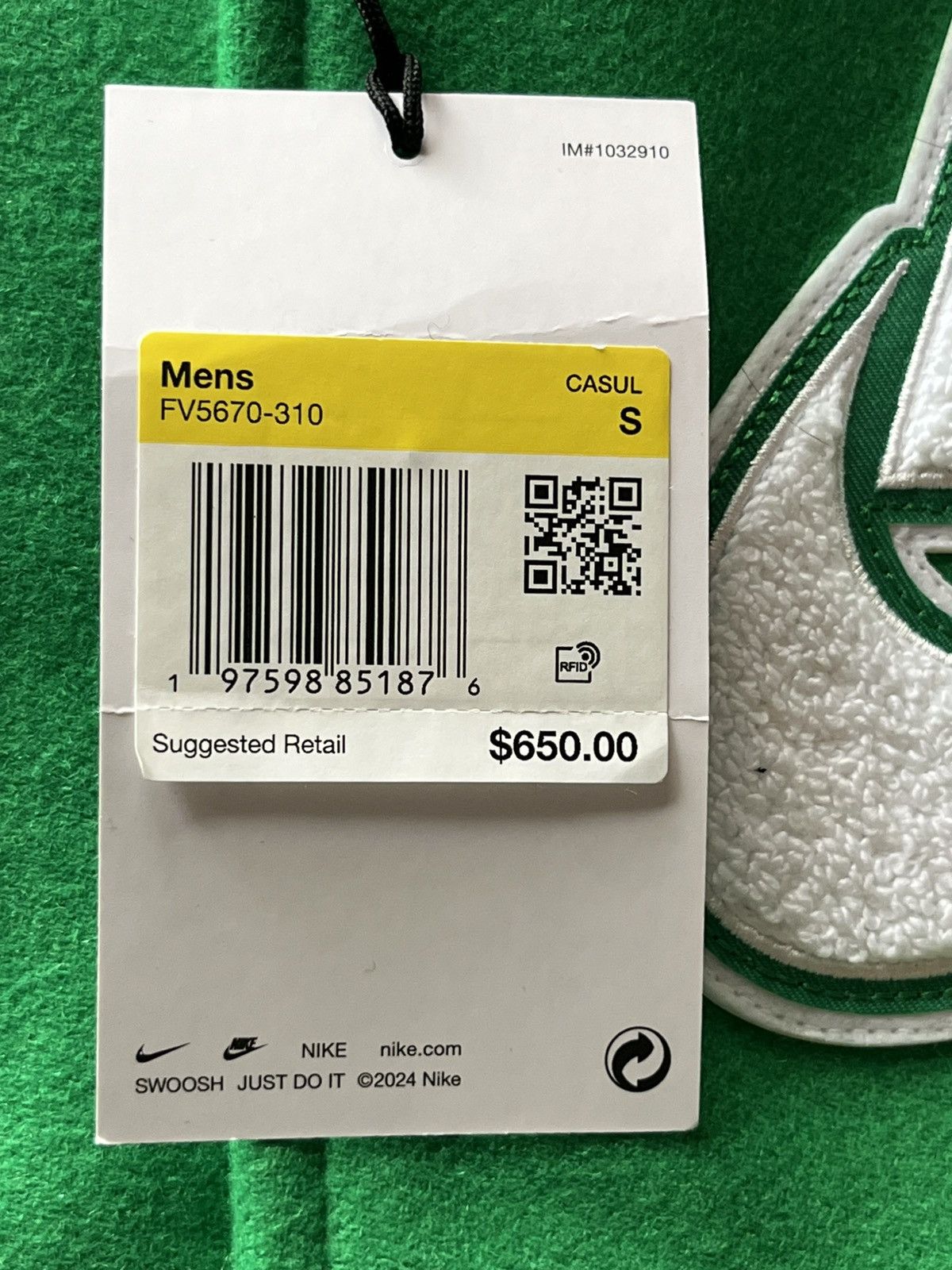 Nigo × Nike Nike x Nigo NRG Varsity Wool Jacket FV5670-310 Men's Size S Size US S / EU 44-46 / 1 - 10 Thumbnail