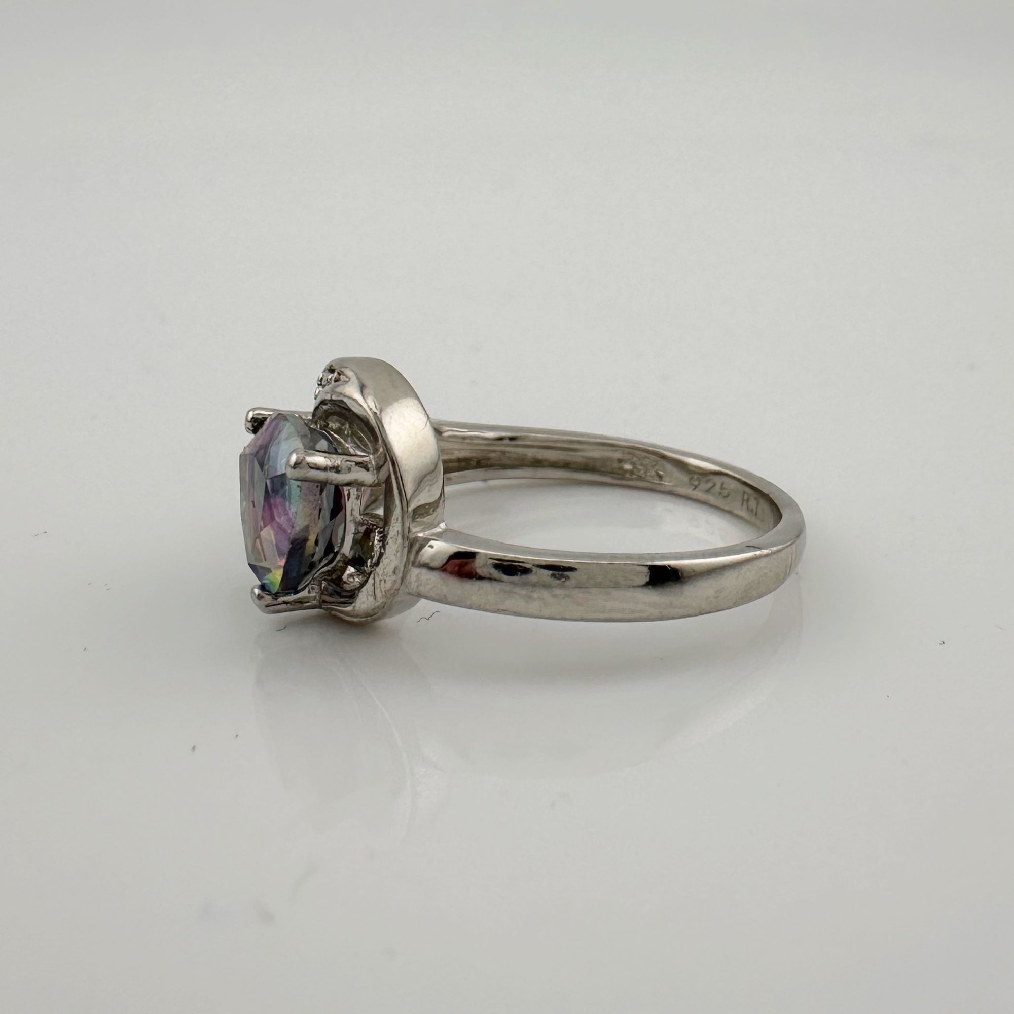 Other Trillion Cut Mystic Topaz Ring Size 7 - Sterling Size ONE SIZE - 11 Thumbnail