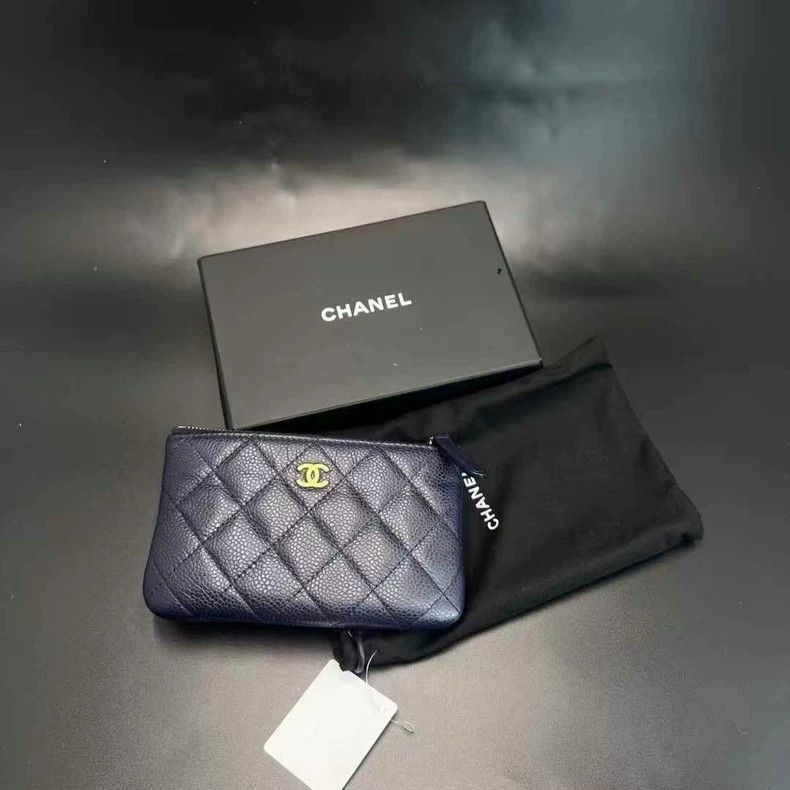Chanel Chanel Navy Blue Coin Purse -2505 Size ONE SIZE - 6 Thumbnail