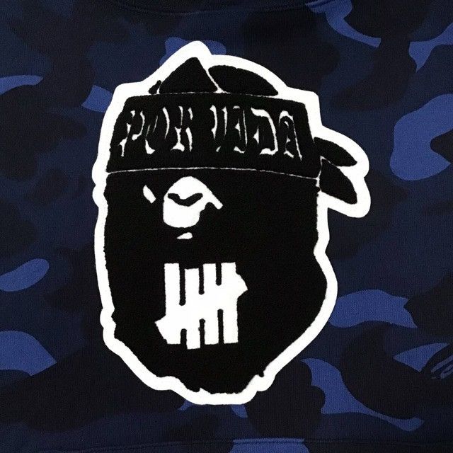 Bape × Undefeated BAPE × Undefeated BIG APE HEAD pullover hoodie Blue camo APE Size US S / EU 44-46 / 1 - 2 Thumbnail