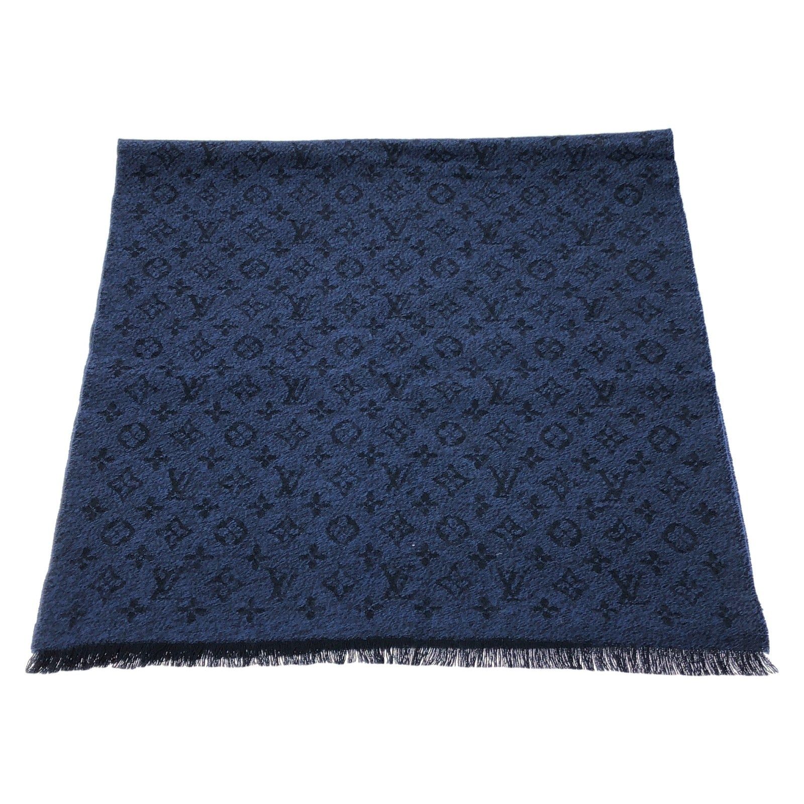 Louis Vuitton Scarf Wool Navy