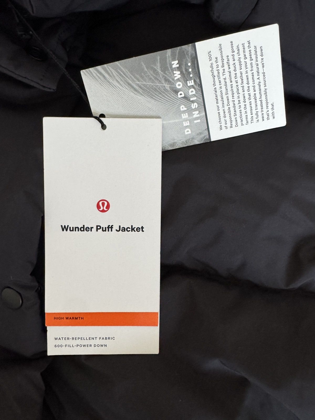 Lululemon Wunder Puff Jacket Size L / US 10 / IT 46 - 3 Thumbnail